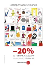 -20% su tutto il catalogo