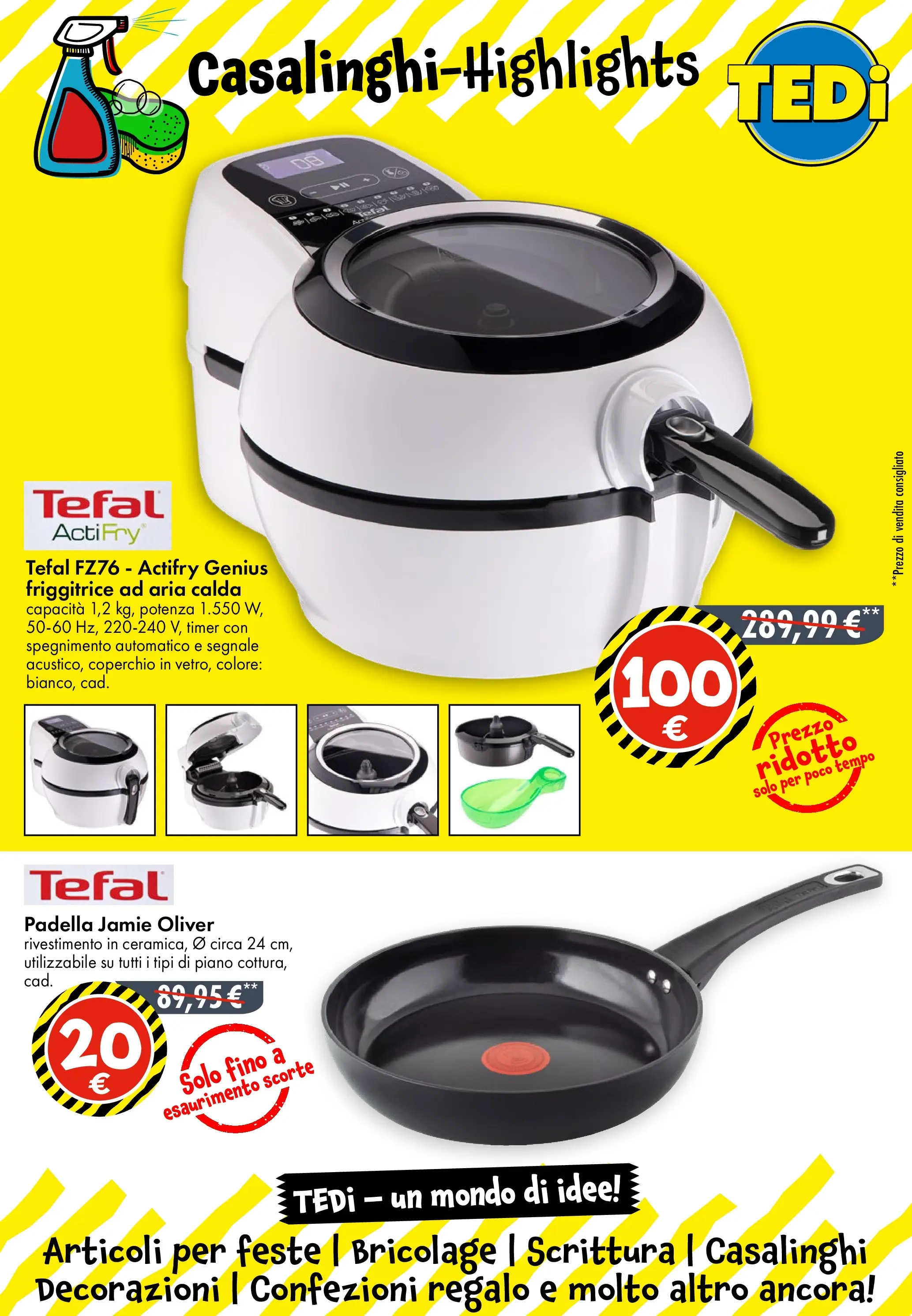 Nuovo TEDi - TEDi volantino fino al 19.10.2025 dal 15/10/2025 > offerte anteprima 🛍️ | Pagina: 7 | Prodotti: Friggitrice ad aria, Padella, Friggitrice, Decorazioni