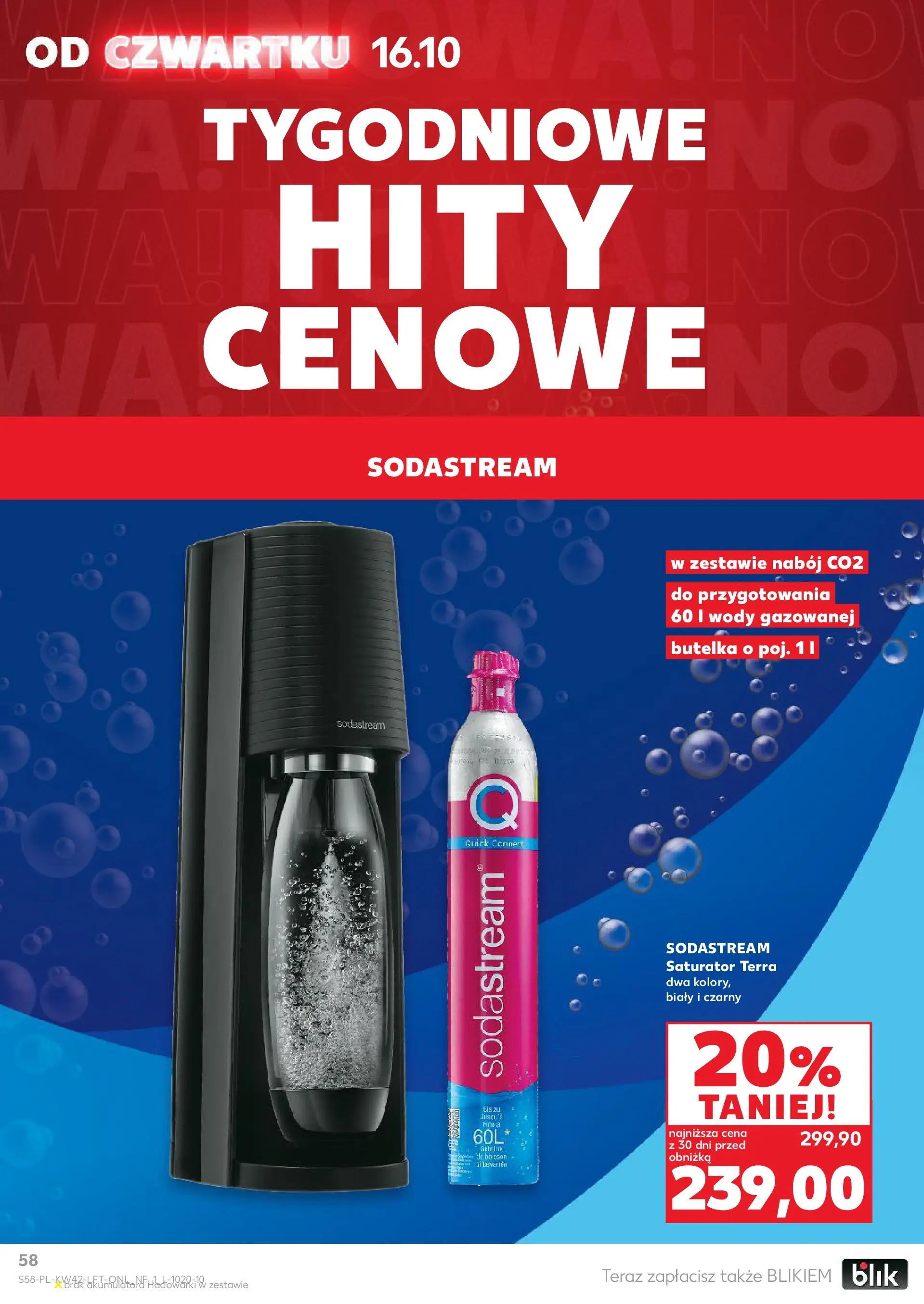 Kaufland gazetka od 16.10.2025 - od jutra PDF | Strona: 58 | Produkty: Sodastream