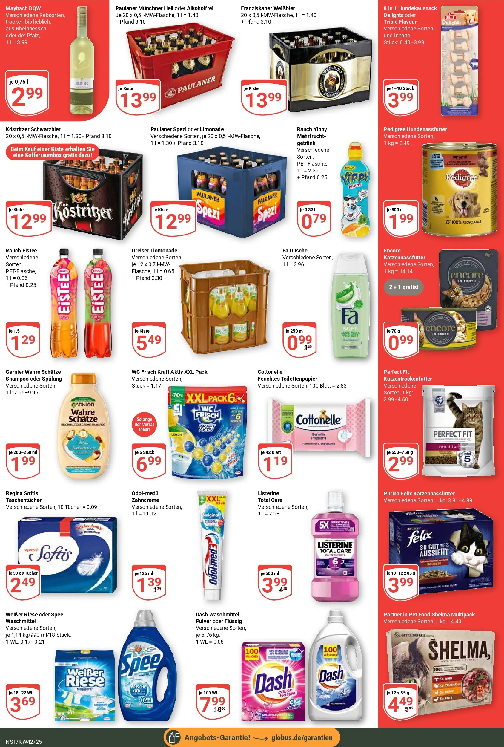 Globus prospekt Neustadt	 (ab 12.10.2025) » Angebote online | Seite: 8 | Produkte: Kostritzer, Weißbier, Dusche, Limonade
