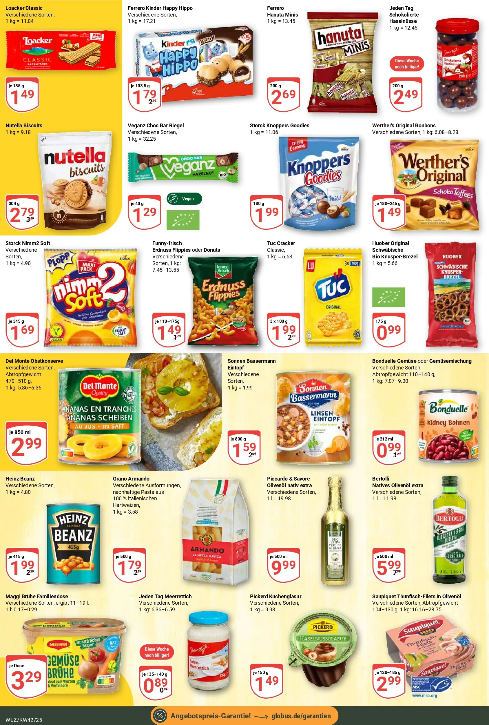 Globus prospekt Weischlitz	 (ab 12.10.2025) » Angebote online | Seite: 12 | Produkte: Milch, Thunfisch, Donuts, Pasta