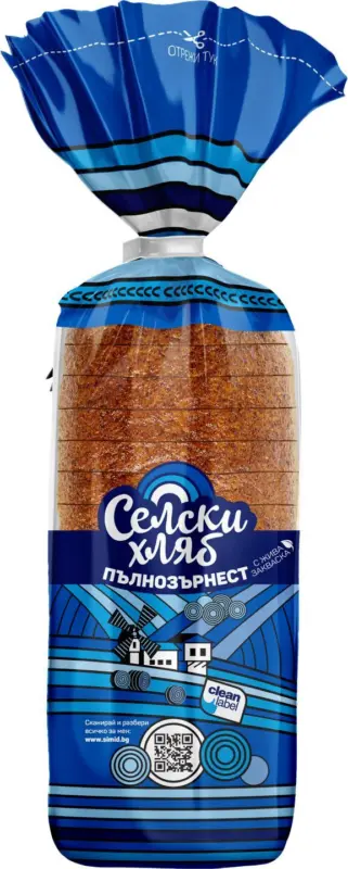 Селски хляб пълнозърнест