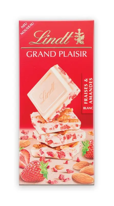 Lindt Бял шоколад с бадем Grand Plaisir