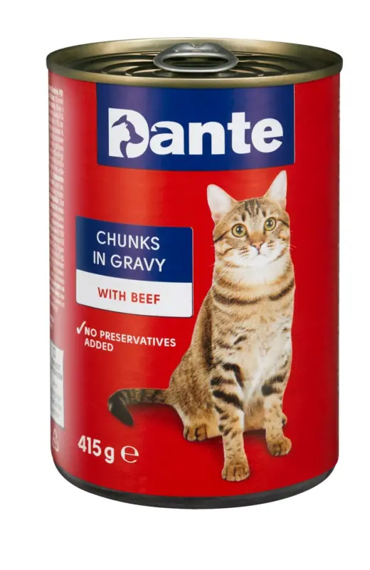 Dante Храна за котки различни видове