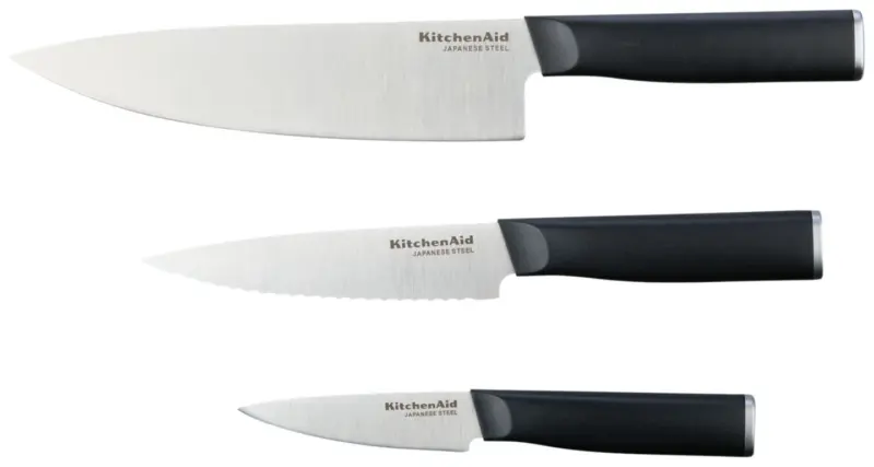 KITCHENAID Комплект ножове с калъф 3 бр.