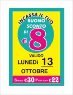 Euro Shop Buono sconto di 8 euro - al 13.10.2025