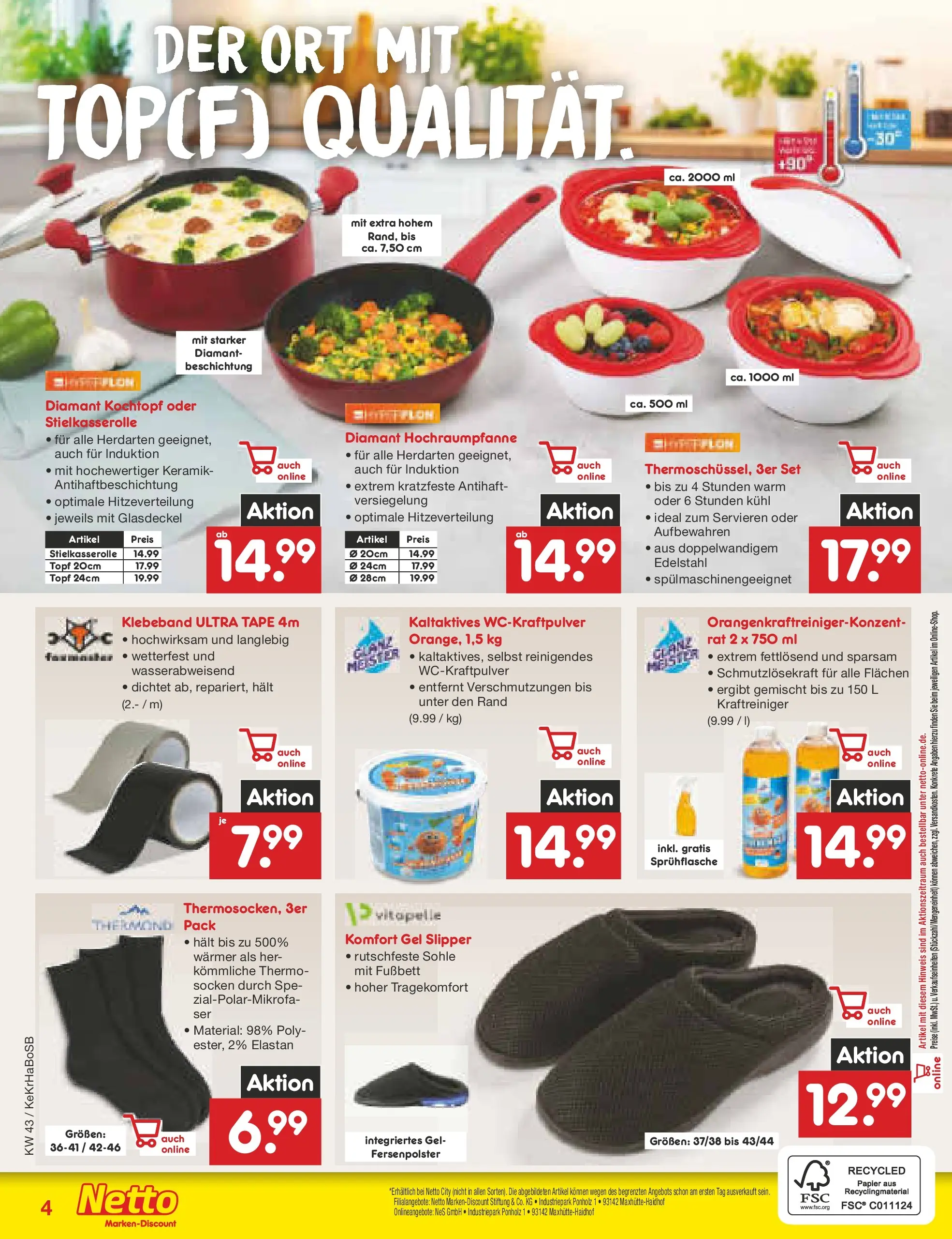 Netto Marken-Discount prospekt Kruft	 (ab 19.10.2025) » Angebote | Seite: 23 | Produkte: Socken