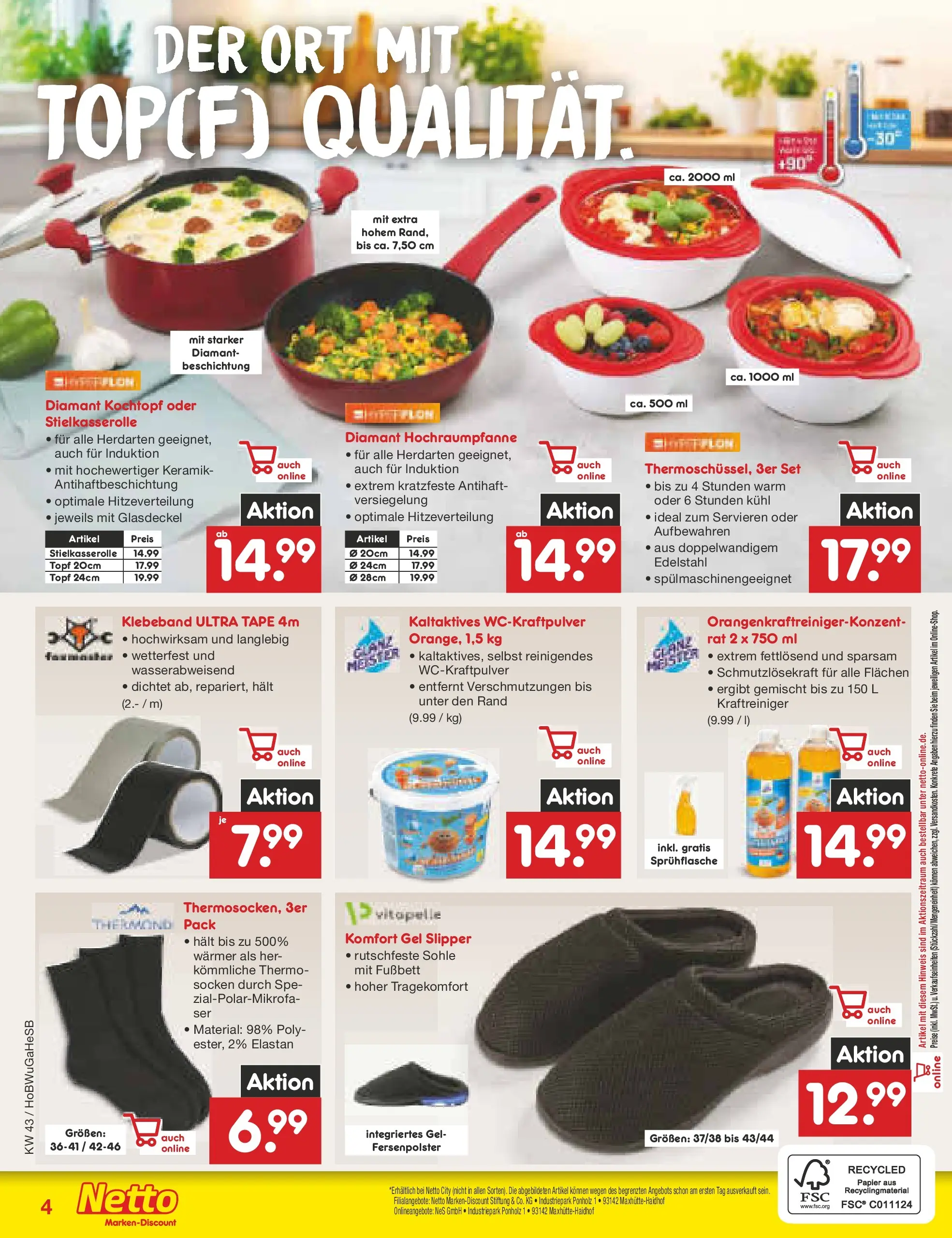 Netto Marken-Discount prospekt Kröpelin	 (ab 19.10.2025) » Angebote | Seite: 23 | Produkte: Socken