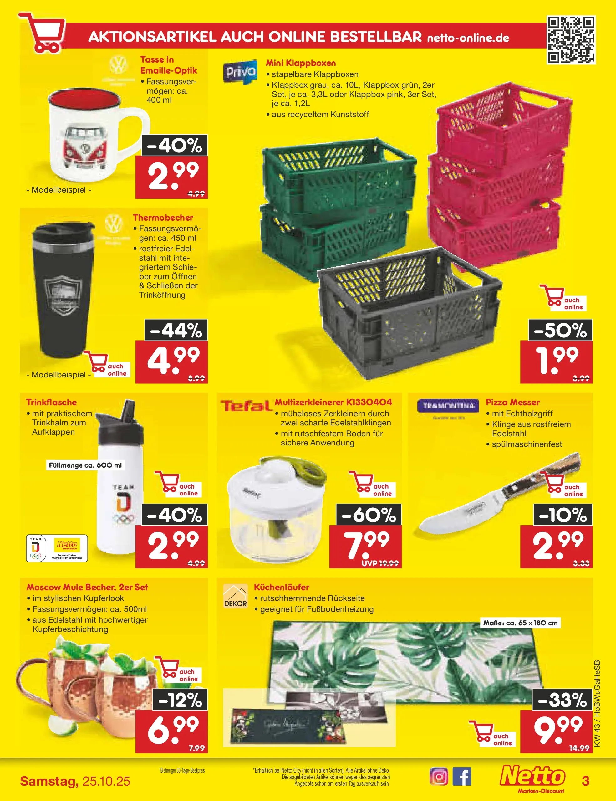 Netto Marken-Discount prospekt Kröpelin	 (ab 19.10.2025) » Angebote | Seite: 25 | Produkte: Pizza