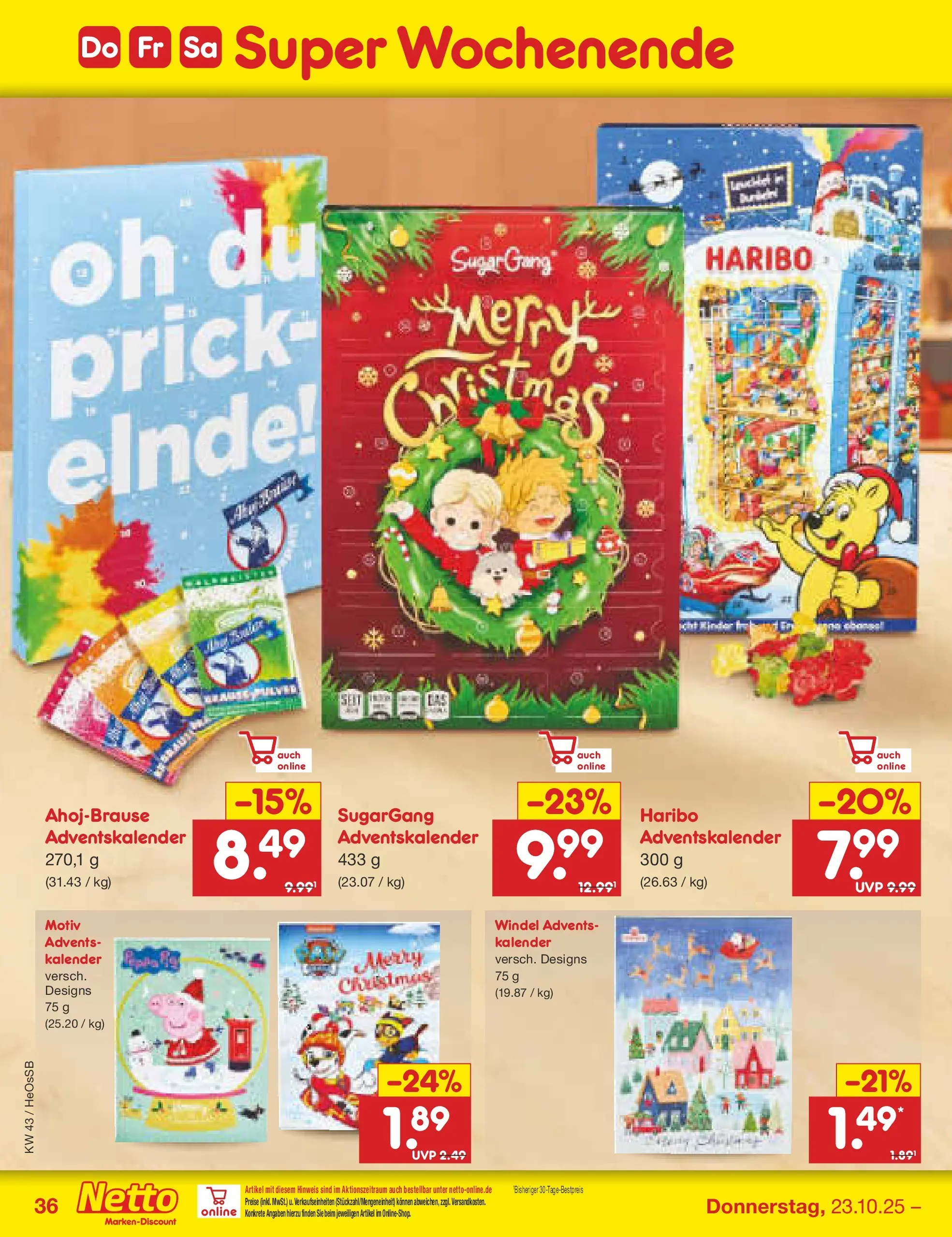 Netto Marken-Discount prospekt Kröpelin	 (ab 19.10.2025) » Angebote | Seite: 40 | Produkte: Haribo