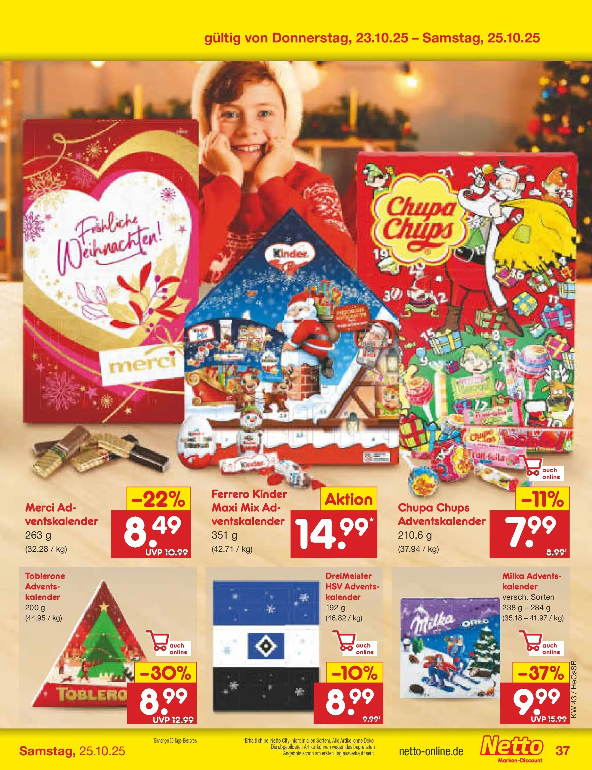 Netto Marken-Discount prospekt Kröpelin	 (ab 19.10.2025) » Angebote | Seite: 41 | Produkte: Merci, Milka