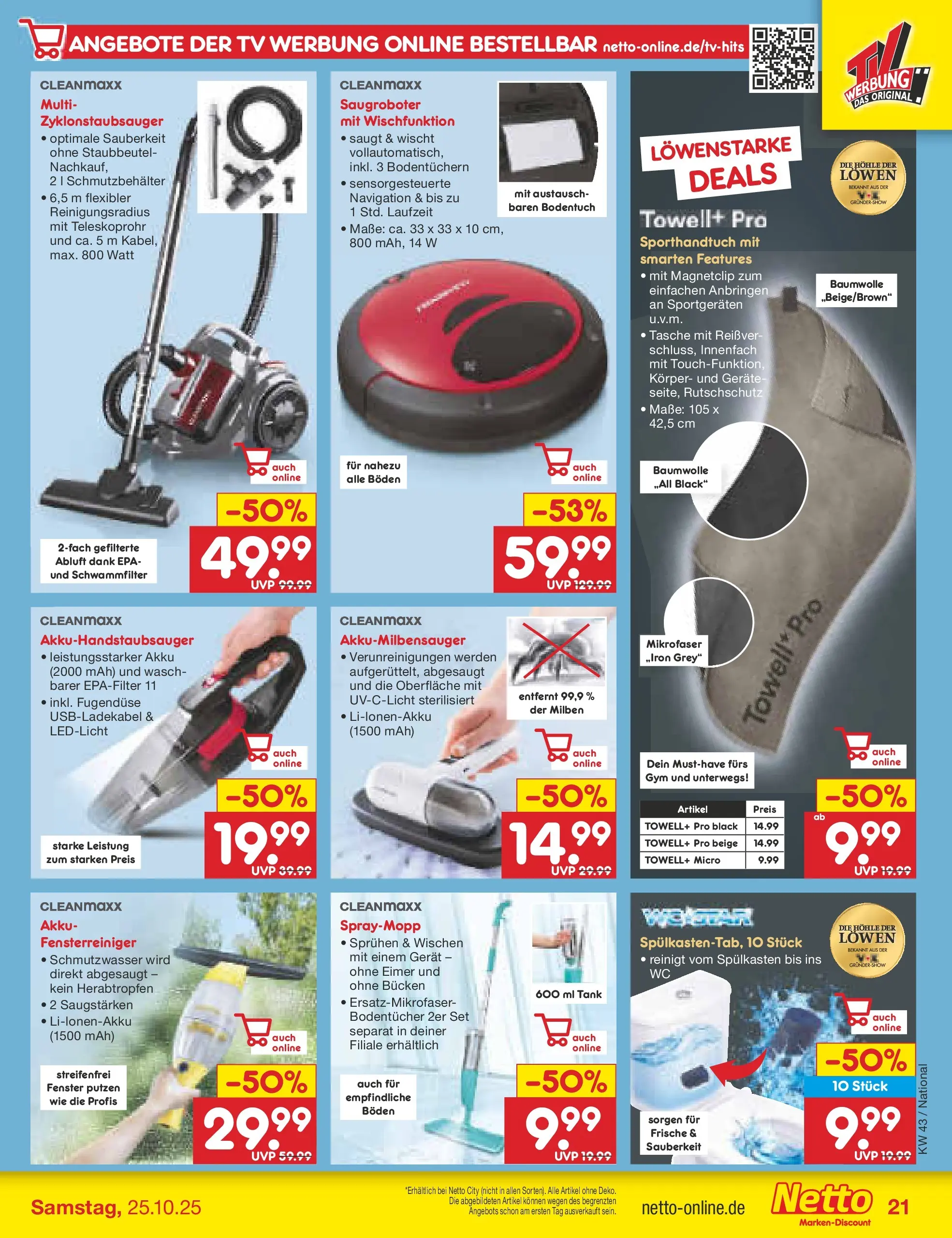 Netto Marken-Discount prospekt Glauchau (ab 19.10.2025) » Angebote | Seite: 25 | Produkte: Tasche, Navigation, TV Netto Marken-Discount prospekt Glauchau (ab 19.10.2025) » Angebote | Seite: 25 | Produkte: Tasche, Navigation, TV