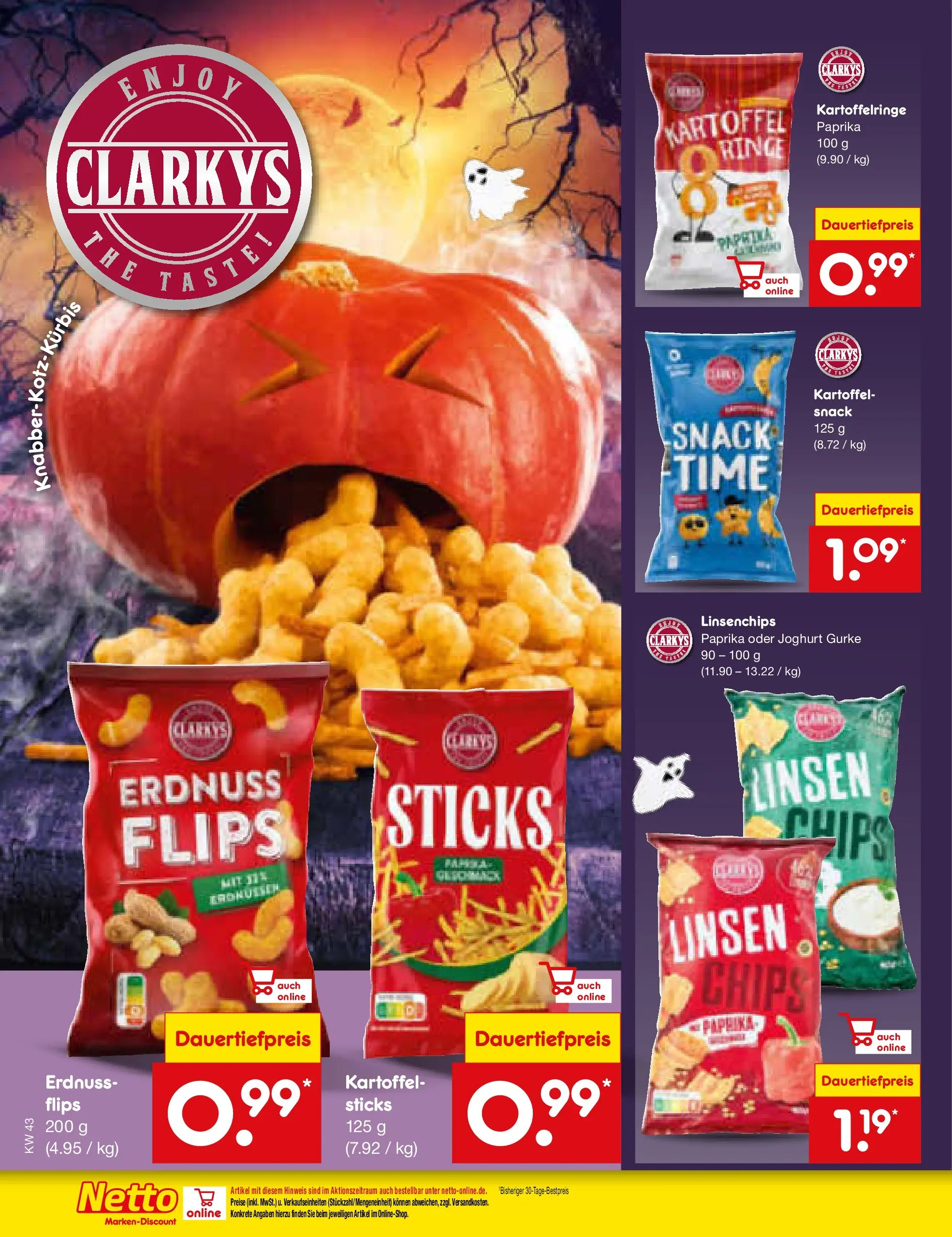 Netto Marken-Discount prospekt Glauchau (ab 19.10.2025) » Angebote | Seite: 56 | Produkte: Joghurt, Paprika, Chips Netto Marken-Discount prospekt Glauchau (ab 19.10.2025) » Angebote | Seite: 56 | Produkte: Joghurt, Paprika, Chips