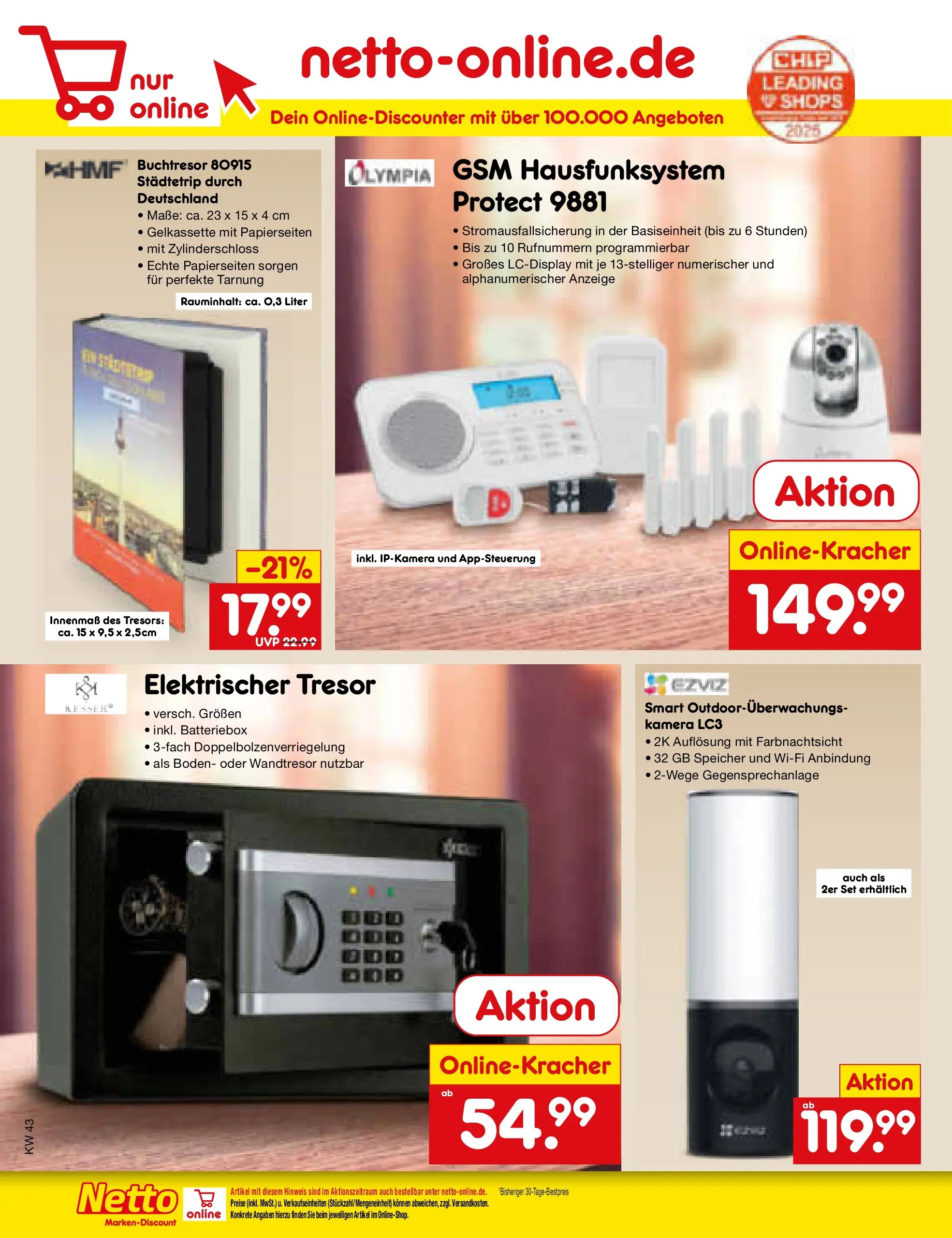 Netto Marken-Discount prospekt Glauchau (ab 19.10.2025) » Angebote | Seite: 62 | Produkte: Kamera Netto Marken-Discount prospekt Glauchau (ab 19.10.2025) » Angebote | Seite: 62 | Produkte: Kamera