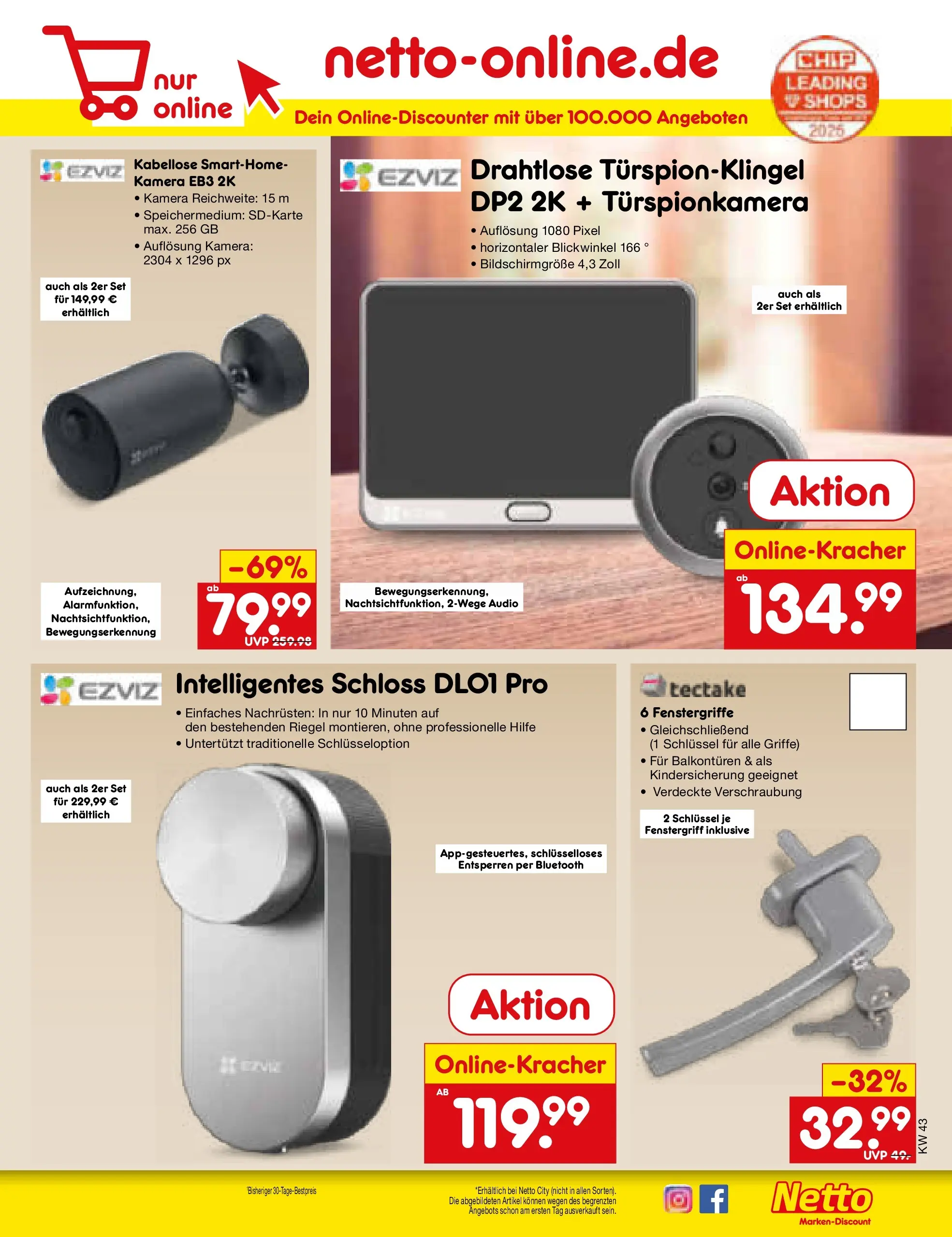 Netto Marken-Discount prospekt Glauchau (ab 19.10.2025) » Angebote | Seite: 63 | Produkte: Kamera, Audio Netto Marken-Discount prospekt Glauchau (ab 19.10.2025) » Angebote | Seite: 63 | Produkte: Kamera, Audio
