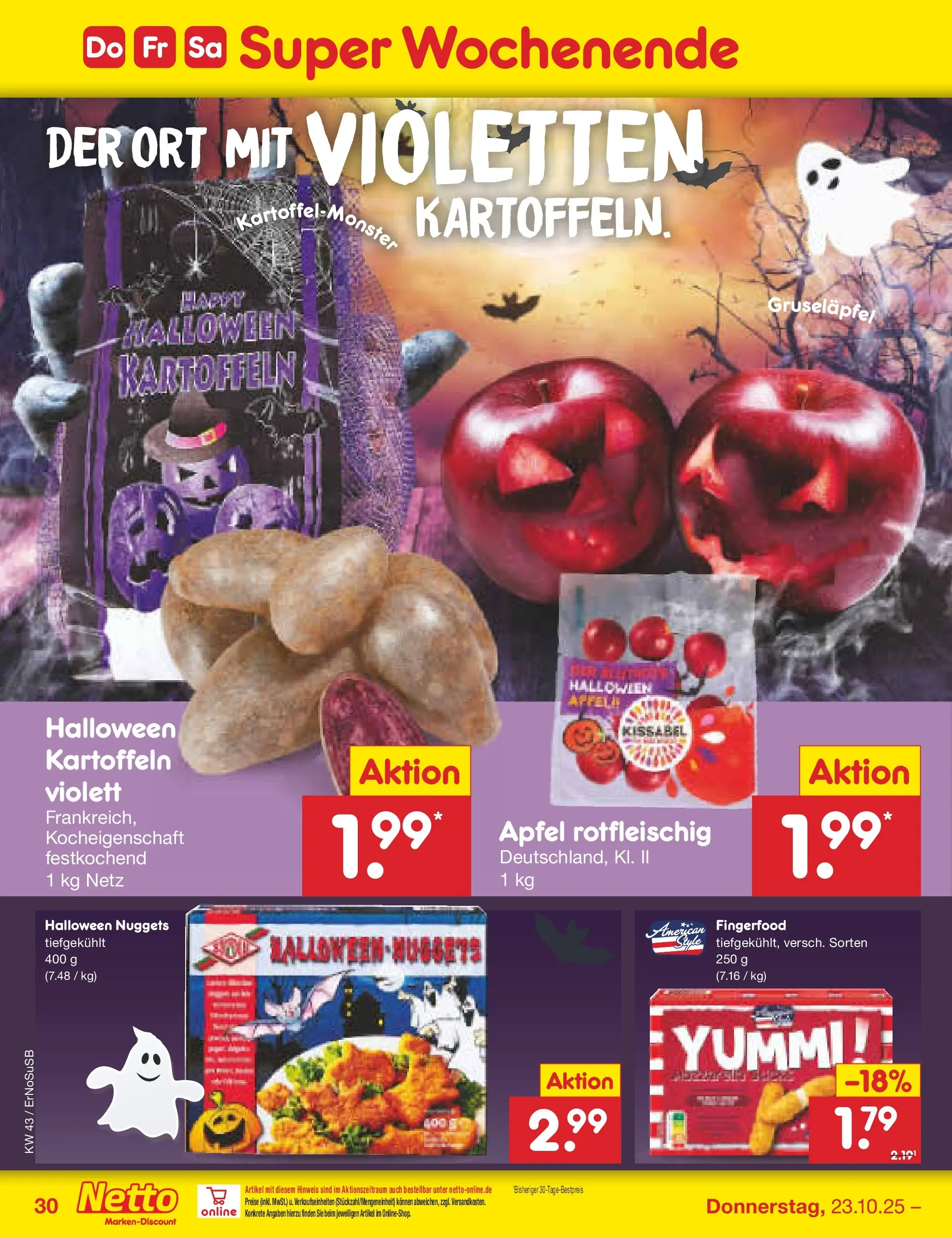 Netto Marken-Discount prospekt Erfurt (ab 20.10.2025) » Angebote | Seite: 40 | Produkte: Äpfel, Kartoffeln Netto Marken-Discount prospekt Erfurt (ab 20.10.2025) » Angebote | Seite: 40 | Produkte: Äpfel, Kartoffeln