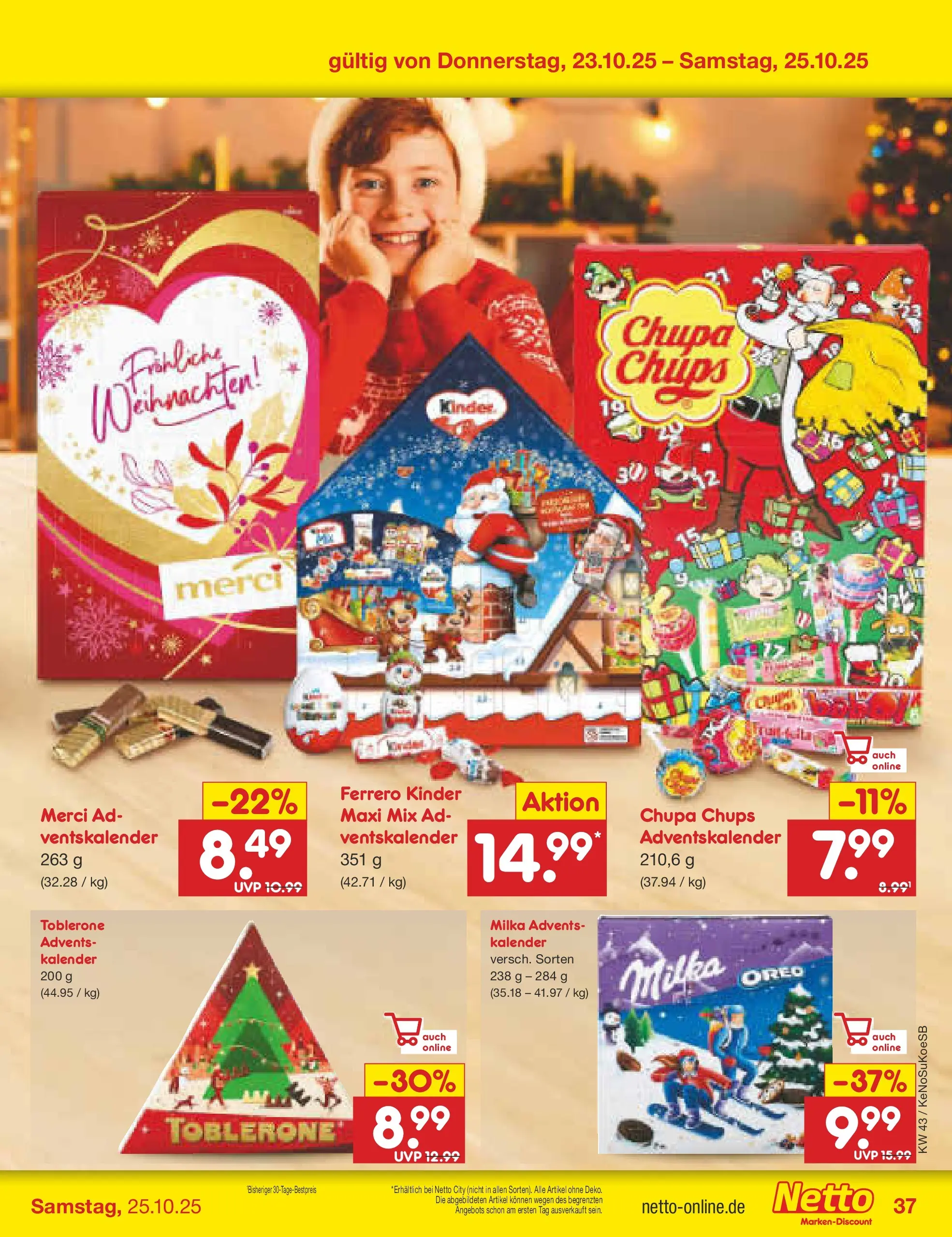 Netto Marken-Discount prospekt Kruft	 (ab 19.10.2025) » Angebote | Seite: 41 | Produkte: Merci, Milka