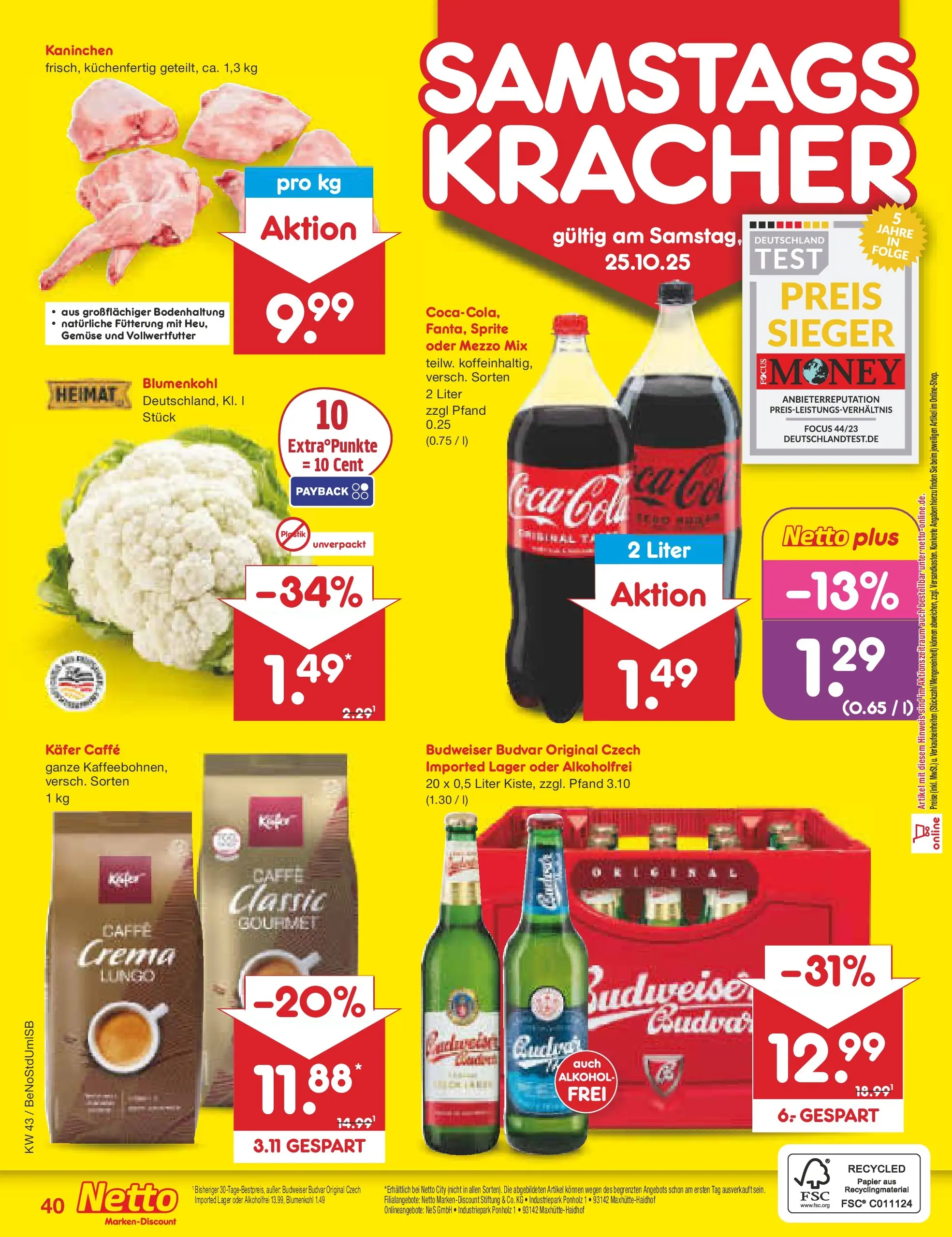 Netto Marken-Discount prospekt Berlin-Spandau (ab 19.10.2025) » Angebote | Seite: 50 | Produkte: Sprite, Kaninchen, Budweiser, Oder mezzo mix Netto Marken-Discount prospekt Berlin-Spandau (ab 19.10.2025) » Angebote | Seite: 50 | Produkte: Sprite, Kaninchen, Budweiser, Oder mezzo mix