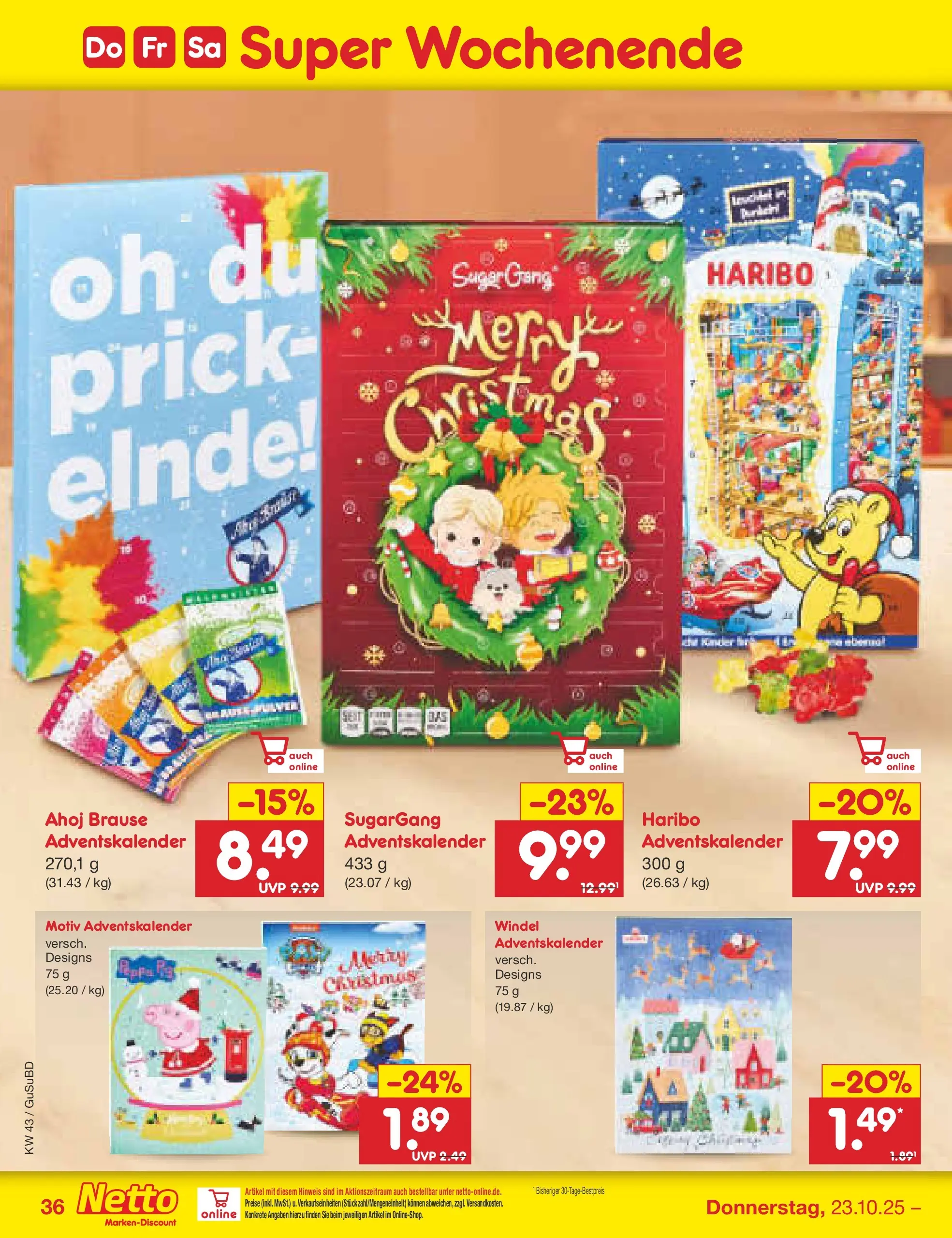 Netto Marken-Discount prospekt Glauchau (ab 19.10.2025) » Angebote | Seite: 46 | Produkte: Haribo Netto Marken-Discount prospekt Glauchau (ab 19.10.2025) » Angebote | Seite: 46 | Produkte: Haribo