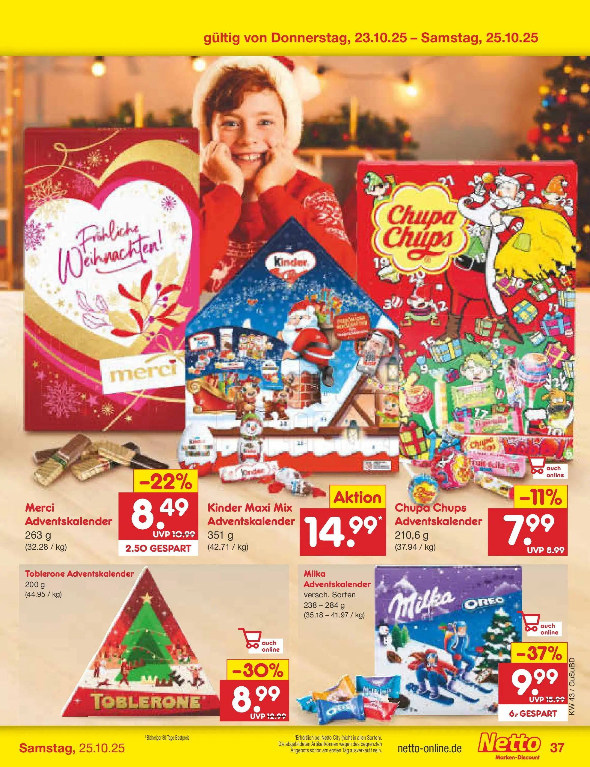 Netto Marken-Discount prospekt Glauchau (ab 19.10.2025) » Angebote | Seite: 47 | Produkte: Merci, Milka Netto Marken-Discount prospekt Glauchau (ab 19.10.2025) » Angebote | Seite: 47 | Produkte: Merci, Milka