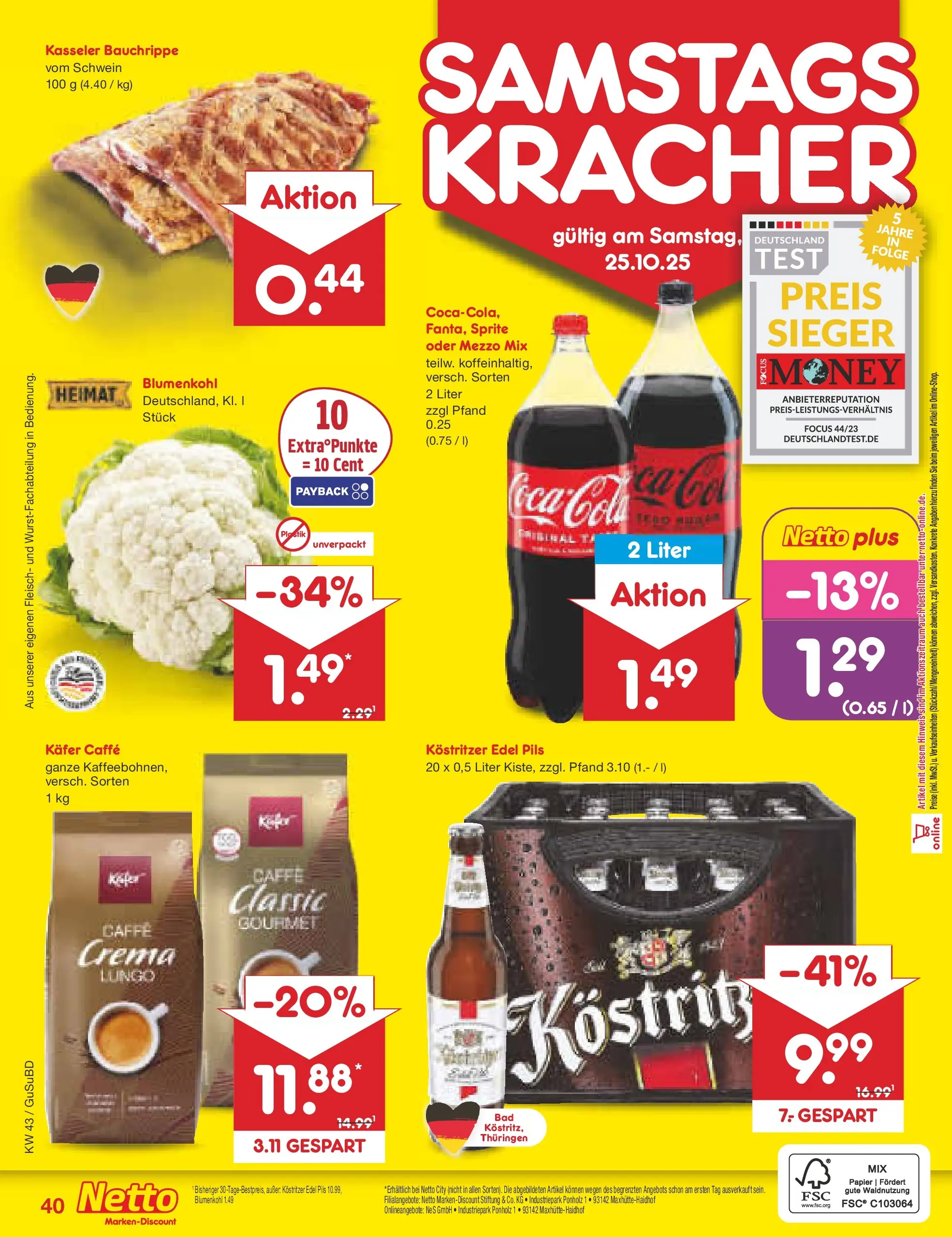 Netto Marken-Discount prospekt Glauchau (ab 19.10.2025) » Angebote | Seite: 50 | Produkte: Mezzo mix, Pils, Blumenkohl, Oder mezzo mix Netto Marken-Discount prospekt Glauchau (ab 19.10.2025) » Angebote | Seite: 50 | Produkte: Mezzo mix, Pils, Blumenkohl, Oder mezzo mix