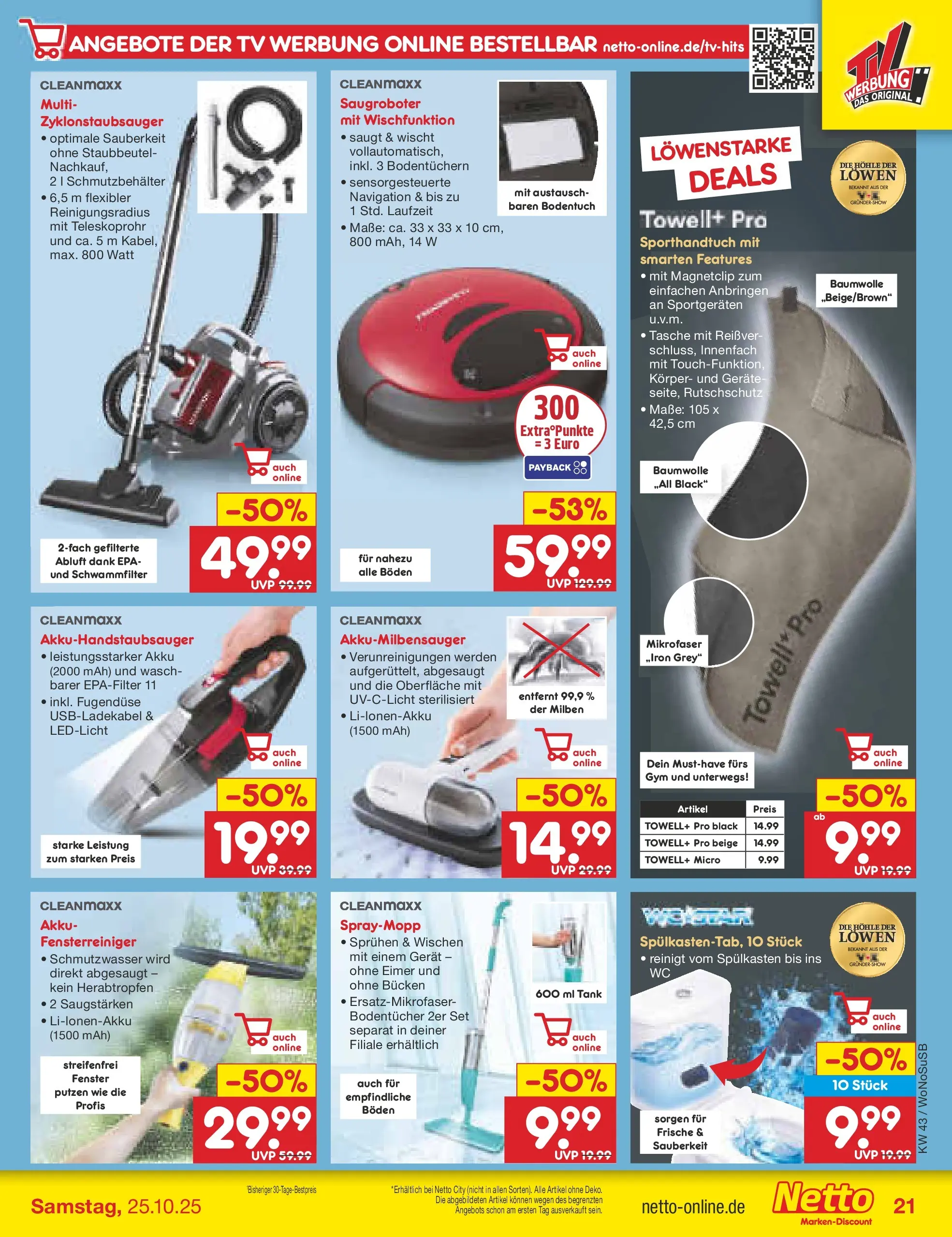 Netto Marken-Discount prospekt Frankfurt (ab 19.10.2025) » Angebote | Seite: 23 | Produkte: Tasche, Navigation, TV Netto Marken-Discount prospekt Frankfurt (ab 19.10.2025) » Angebote | Seite: 23 | Produkte: Tasche, Navigation, TV