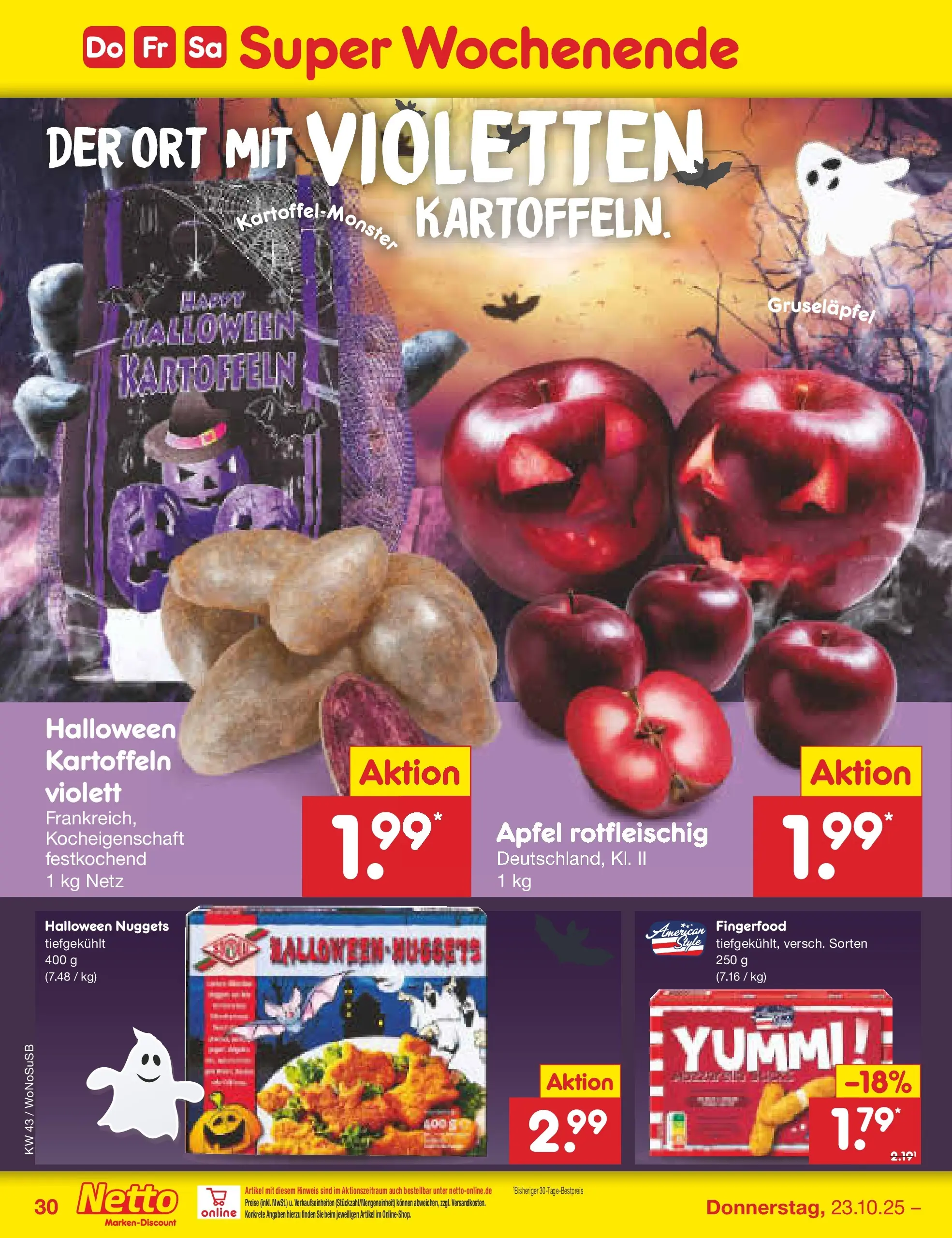 Netto Marken-Discount prospekt Frankfurt (ab 19.10.2025) » Angebote | Seite: 38 | Produkte: Äpfel, Kartoffeln Netto Marken-Discount prospekt Frankfurt (ab 19.10.2025) » Angebote | Seite: 38 | Produkte: Äpfel, Kartoffeln