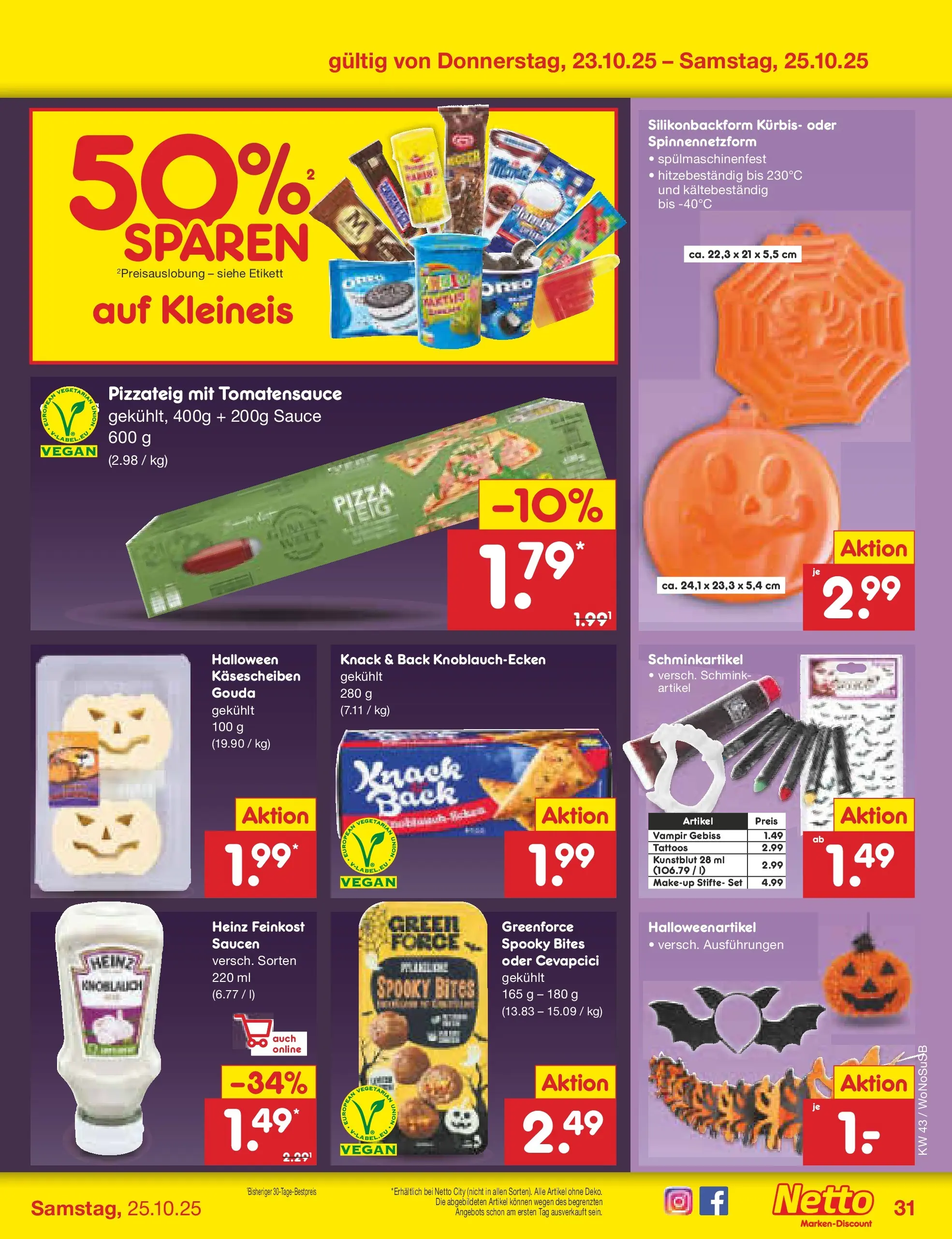 Netto Marken-Discount prospekt Frankfurt (ab 19.10.2025) » Angebote | Seite: 39 | Produkte: Gouda, Cevapcici, Knoblauch, Pizza Netto Marken-Discount prospekt Frankfurt (ab 19.10.2025) » Angebote | Seite: 39 | Produkte: Gouda, Cevapcici, Knoblauch, Pizza