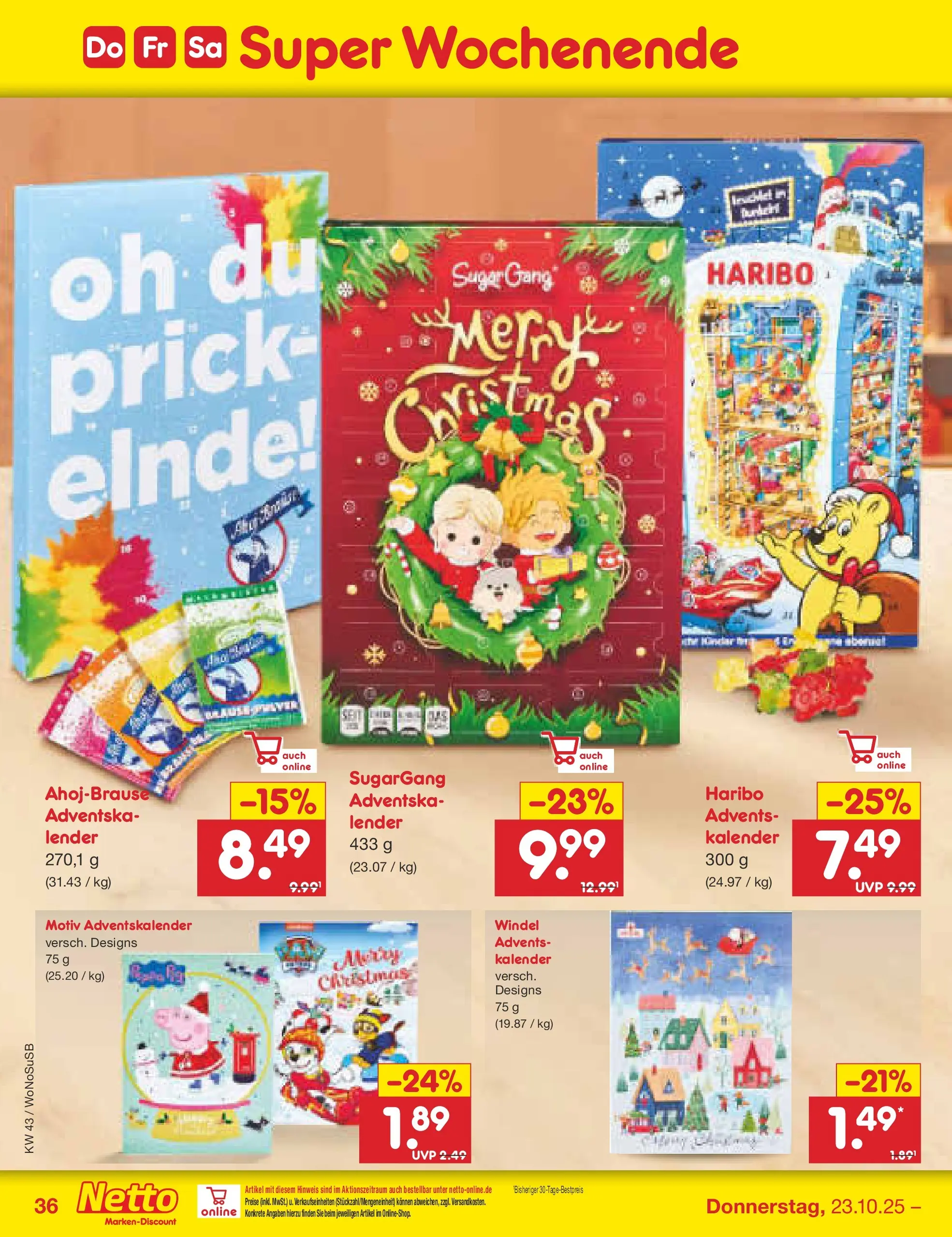 Netto Marken-Discount prospekt Frankfurt (ab 19.10.2025) » Angebote | Seite: 44 | Produkte: Haribo Netto Marken-Discount prospekt Frankfurt (ab 19.10.2025) » Angebote | Seite: 44 | Produkte: Haribo