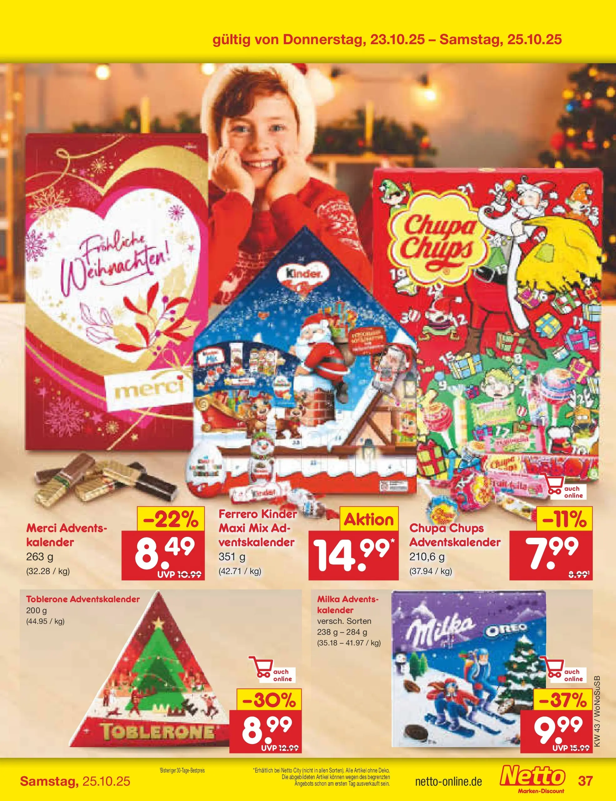 Netto Marken-Discount prospekt Frankfurt (ab 19.10.2025) » Angebote | Seite: 45 | Produkte: Merci, Milka Netto Marken-Discount prospekt Frankfurt (ab 19.10.2025) » Angebote | Seite: 45 | Produkte: Merci, Milka