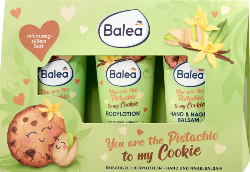Balea Geschenkset "You are the Pistachio to my Cookie" 3tlg