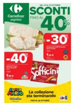 Carrefour Express Sconti fino al 40% - al 23.10.2025