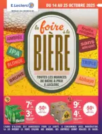 E.Leclerc FOIRE A LA BIERE - MIXTE - au 25.10.2025