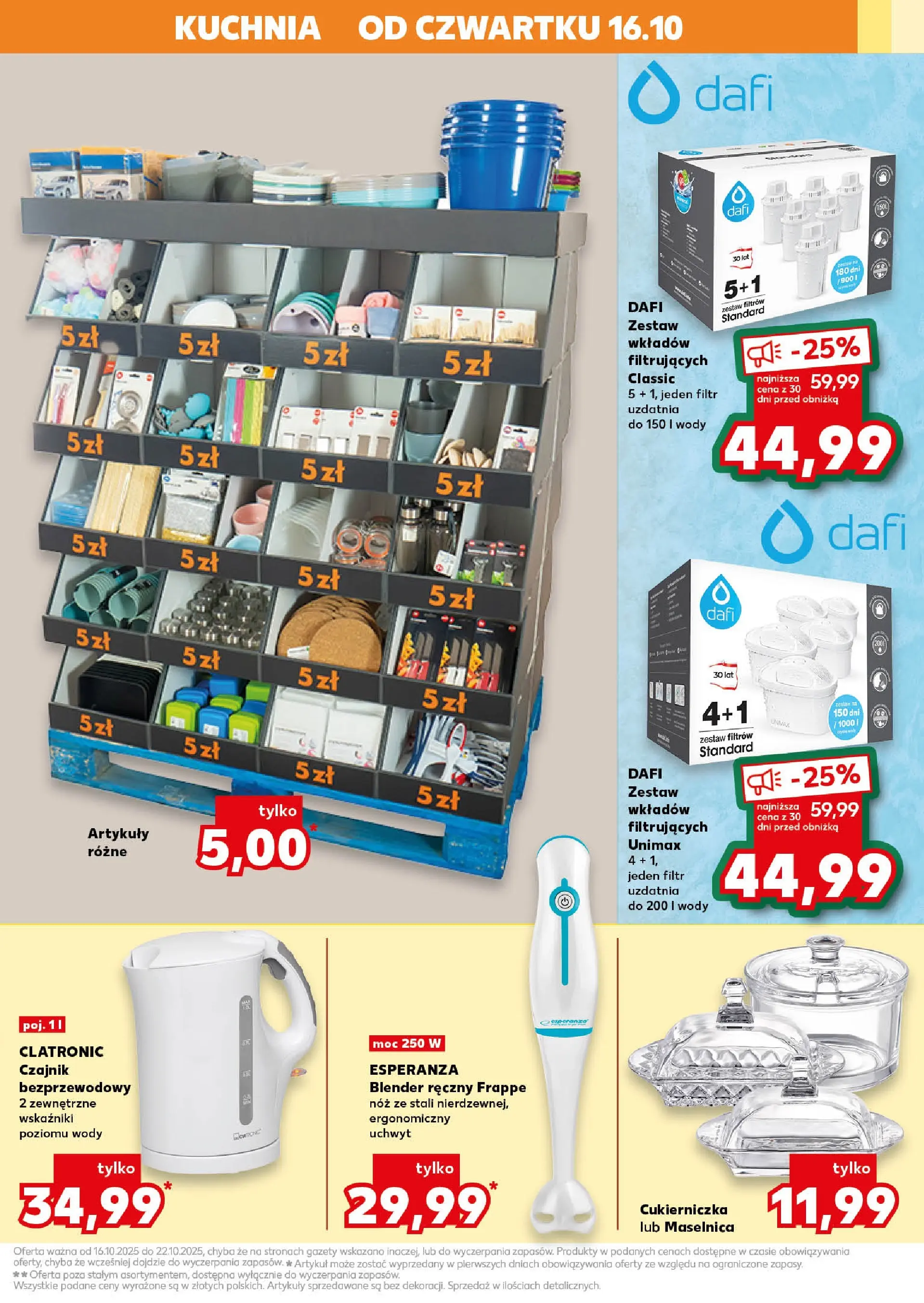Kaufland gazetka - Mega okazje od 16.10.2025 - od jutra PDF | Strona: 9 | Produkty: Blender ręczny, Czajnik, Blender