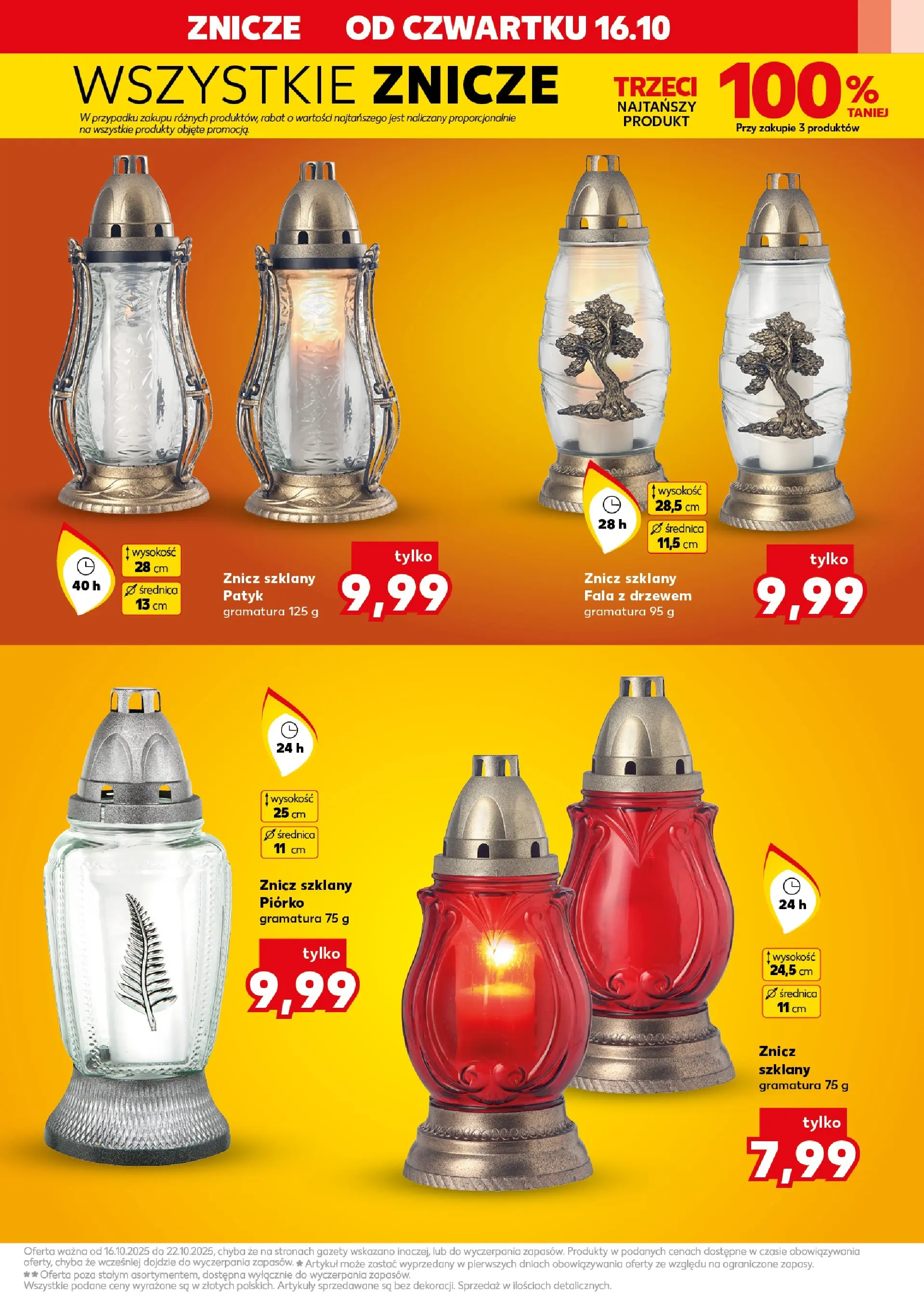 Kaufland gazetka - Znicze od 16.10.2025 - od jutra PDF | Strona: 7 | Produkty: Znicze