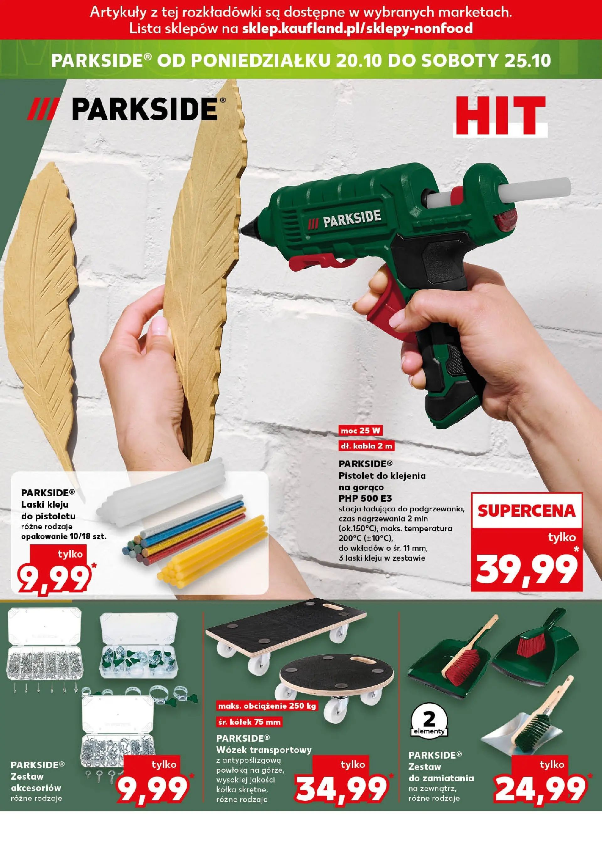 Kaufland gazetka - Mega okazje od 16.10.2025 - od jutra PDF | Strona: 20 | Produkty: Wózek transportowy
