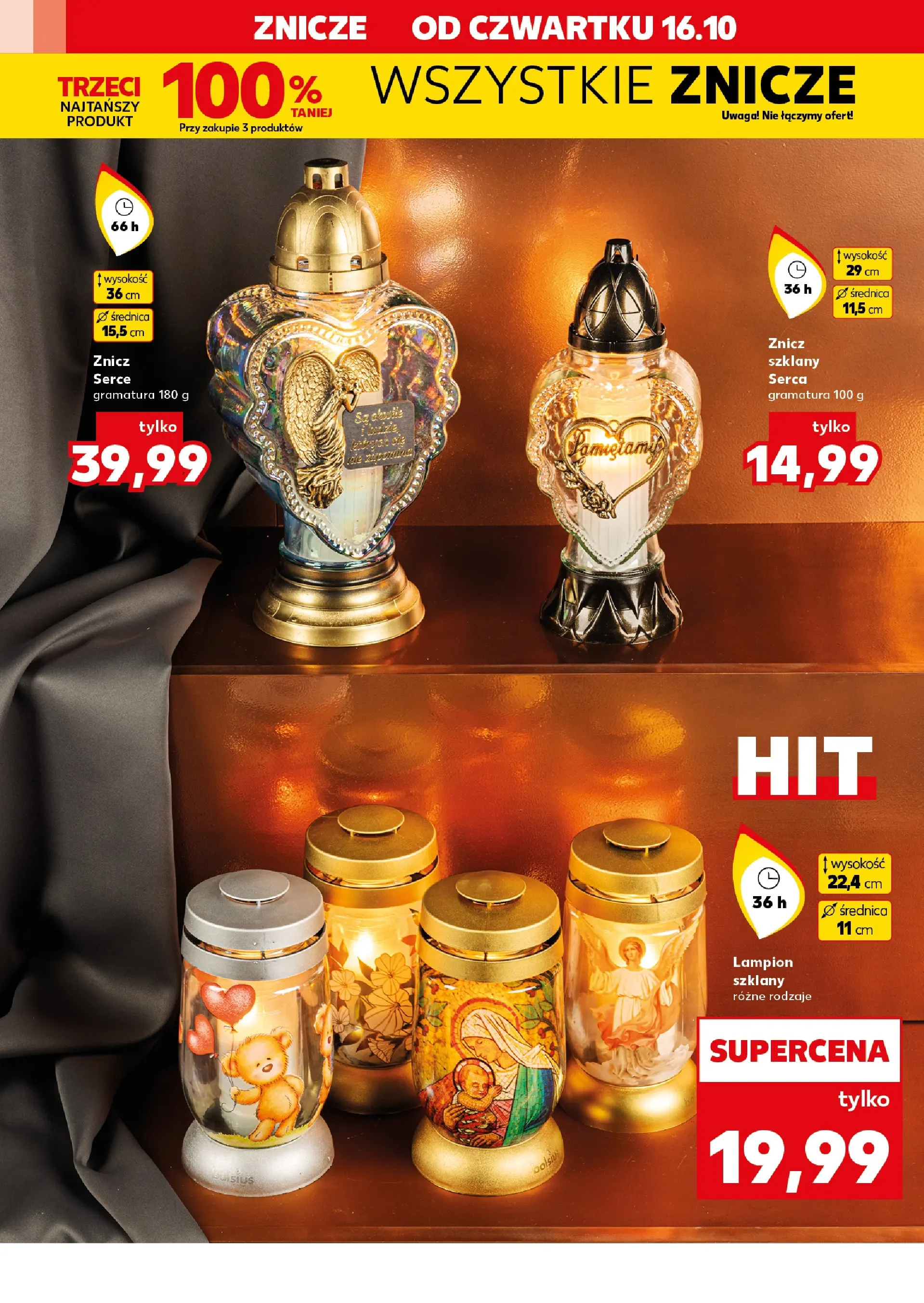 Kaufland gazetka - Znicze od 16.10.2025 - od jutra PDF | Strona: 10 | Produkty: Znicze