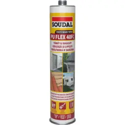 ПОЛИУРЕТАНОВ УПЛЪТНИТЕЛ SOUDAL ПУ ФЛЕКС 40FC ЧЕРЕН