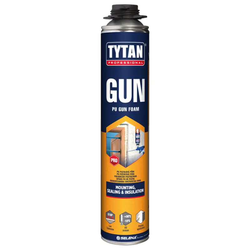 МОНТАЖНА ПЯНА ПИСТОЛЕТНА TYTAN PROFESSIONAL ALL SEASON