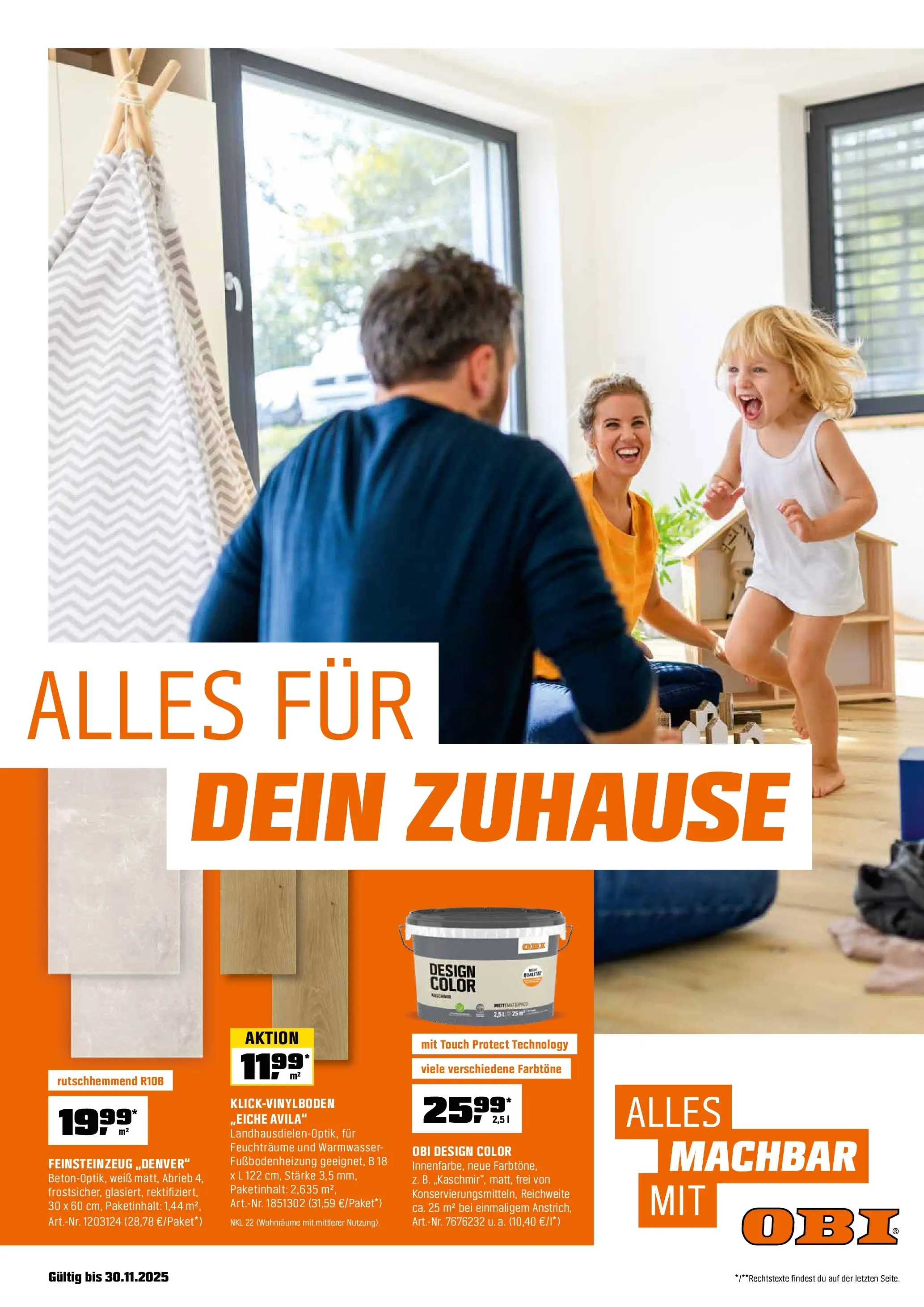 Obi - OBI: Alles Für Dein Zuhause (ab 12.10.2025) zum Blättern | Seite: 1