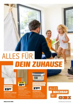 OBI - OBI: Alles Für Dein Zuhause ab 12.10.2025 gültig