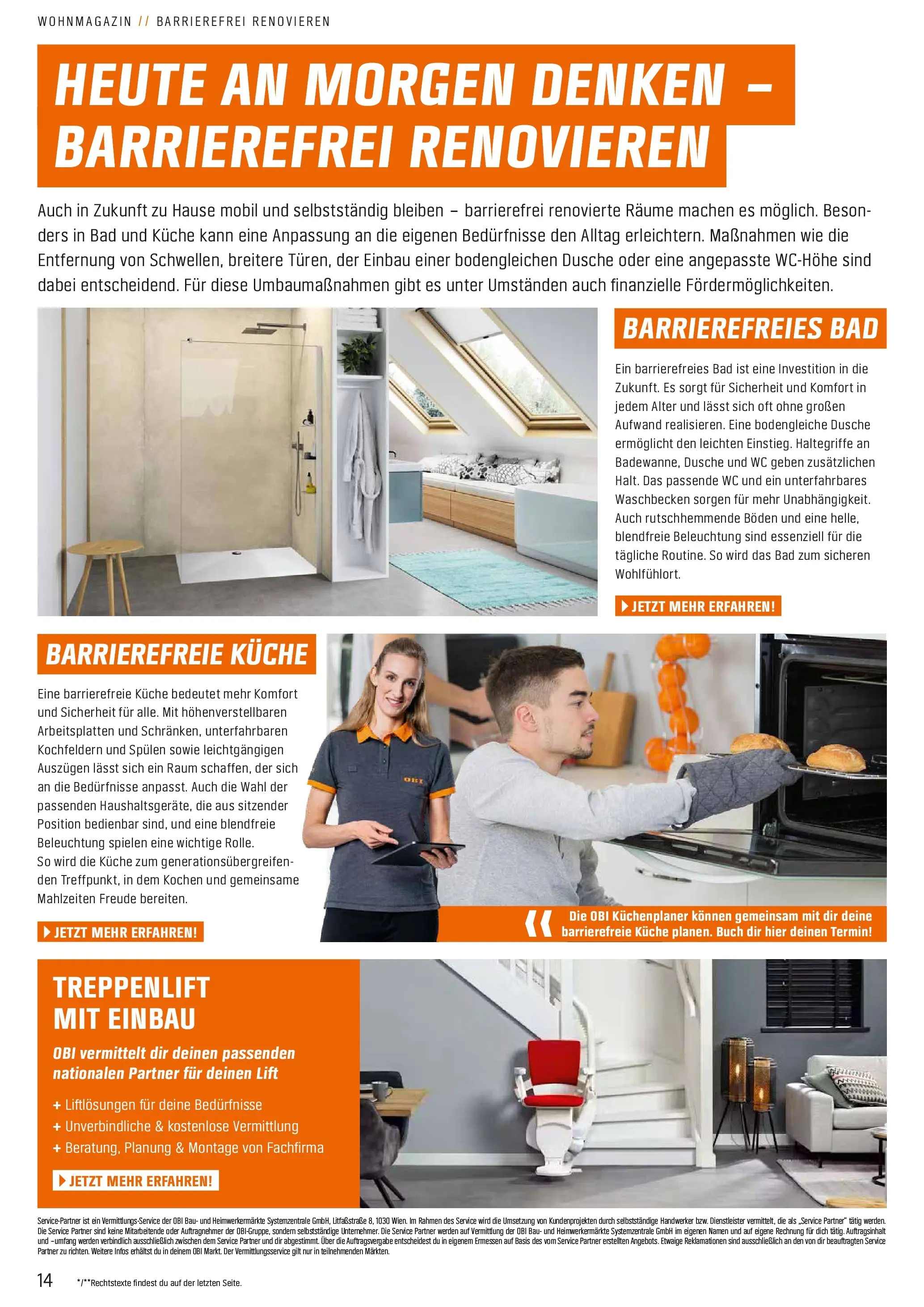 OBI Flugblatt von 13.10.2025 - Aktuelle Angebote | Seite: 14 | Produkte: Waschbecken, Bad, Dusche