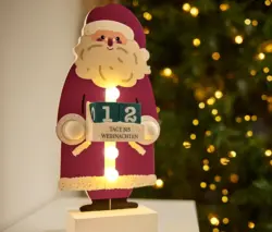 LED Kalender Santa