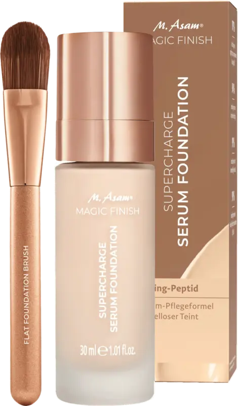 M. Asam Geschenkset Serum Foundation Supercharge 120 Soft Ivory