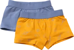 ALANA Boxershorts mit Weltall-Muster, gelb + blau, Gr. 98/104