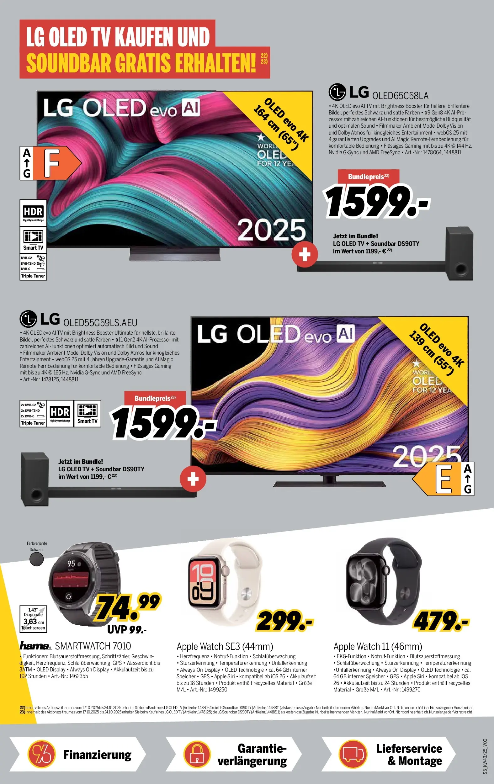 Medimax Prospekt 	 (ab 18.10.2025) zum Blättern | Seite: 5 | Produkte: Apple watch, Smartwatch, Apple, Soundbar