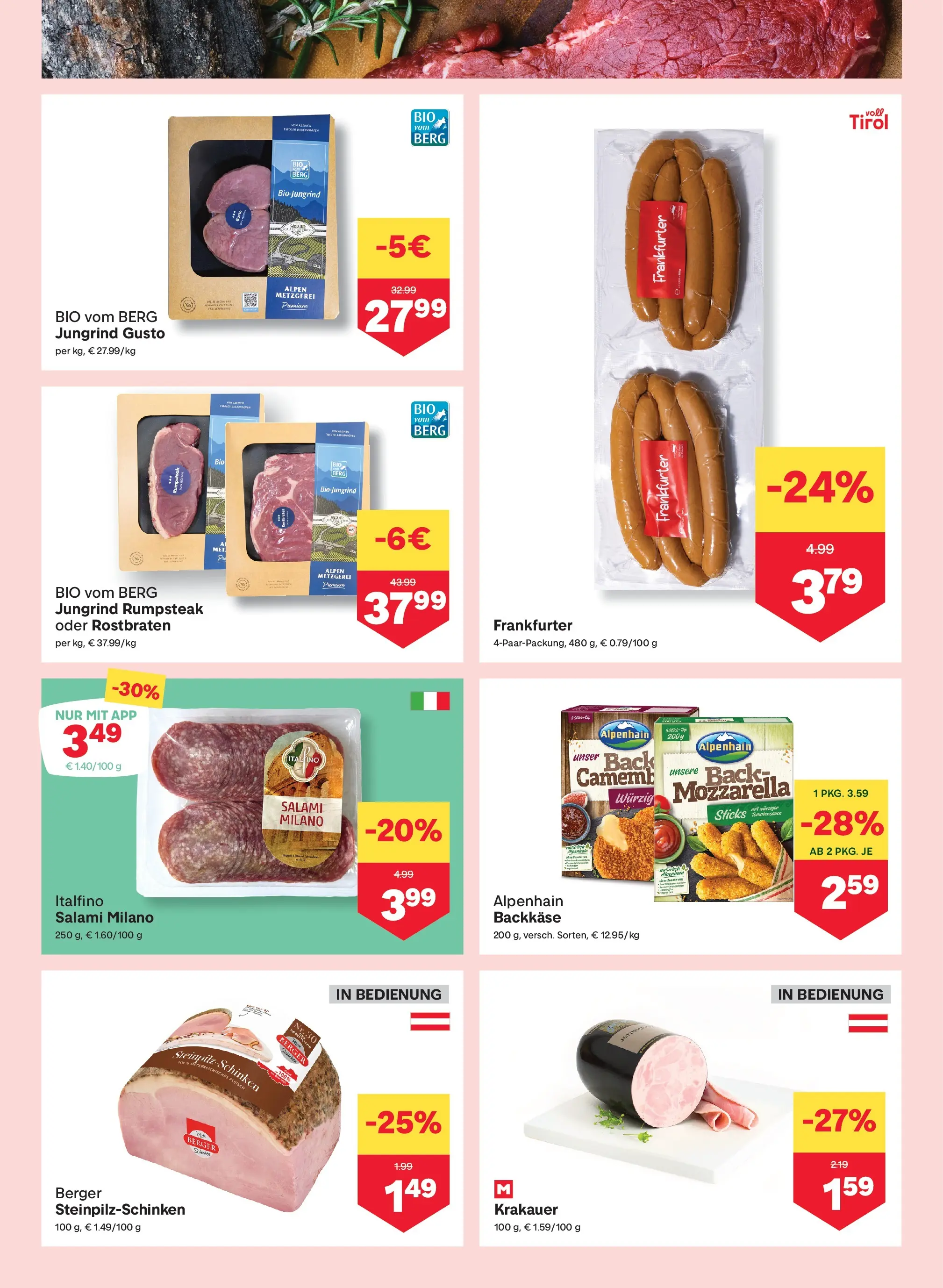 MPREIS Sillian von 22.10.2025 - Aktuelle Angebote | Seite: 3 | Produkte: Salami