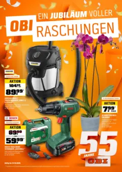 Obi Prospekt 	 ab 16.10.2025 gültig