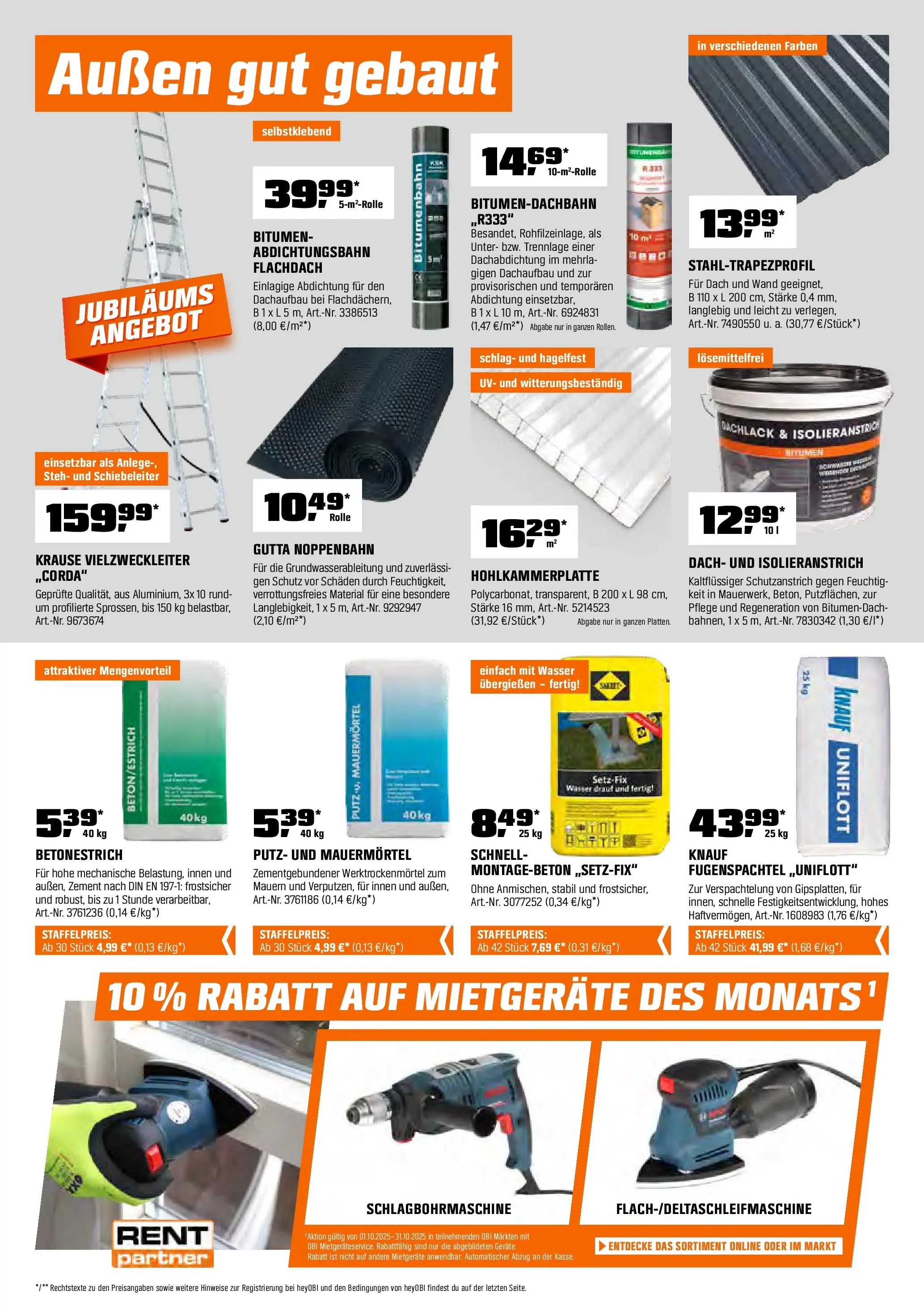 Obi - Biberstarke Angebote (ab 15.10.2025) zum Blättern | Seite: 13 | Produkte: Wasser