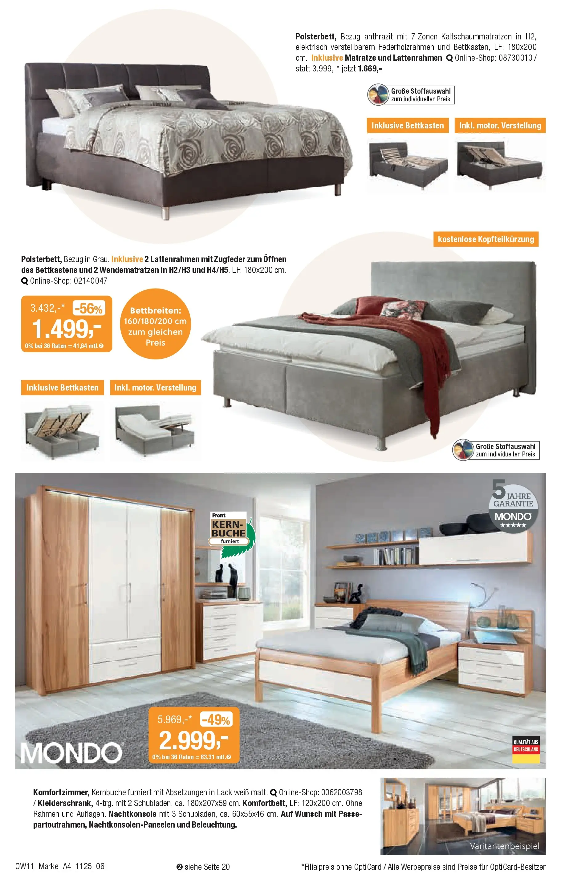 Entdecke - Traumhaft schlafen (ab 22.10.2025) zum Blättern | Seite: 6 | Produkte: Matratze